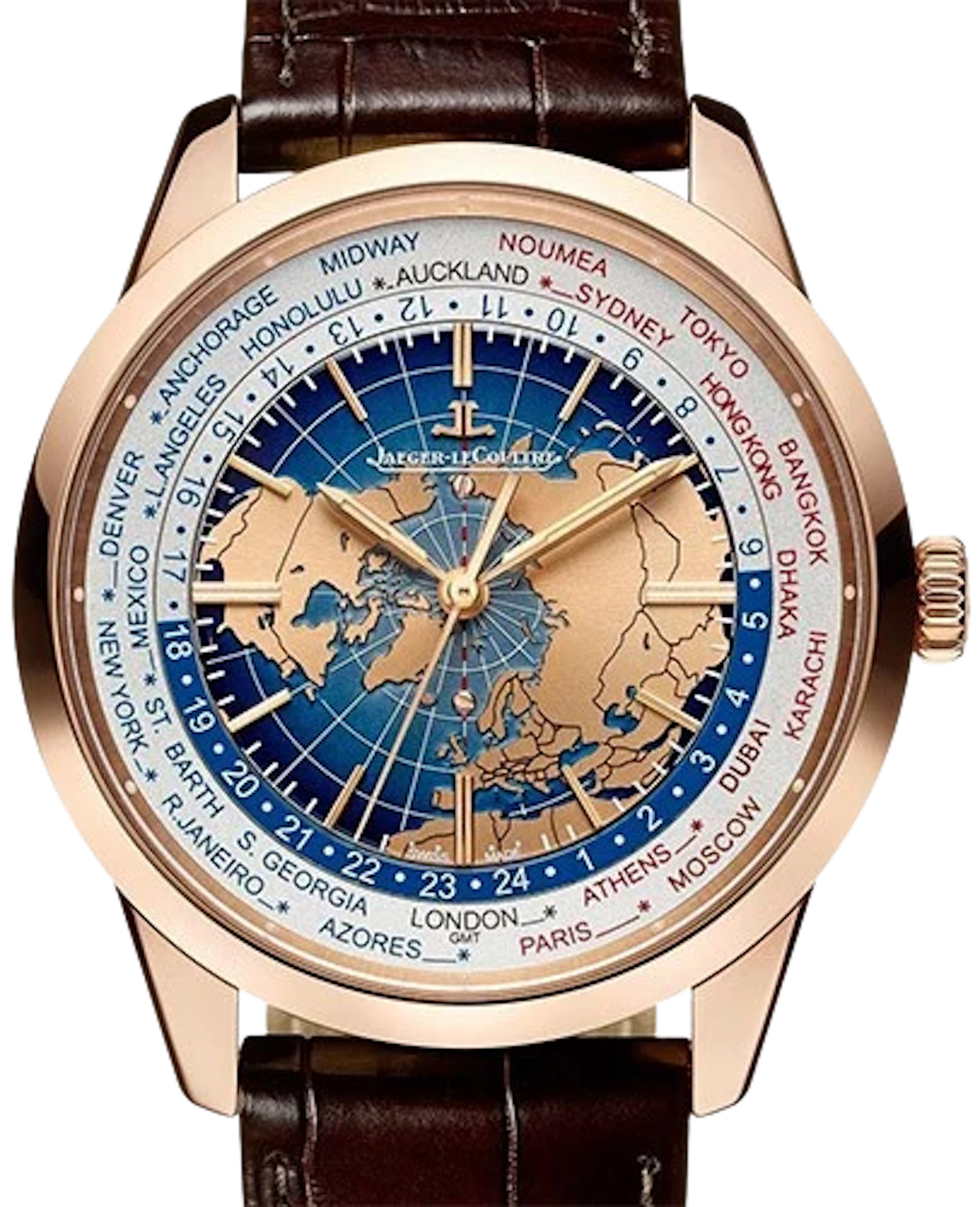 Jaeger-LeCoultre Geophysic Universal Time 18K Rose Gold Men’s Watch