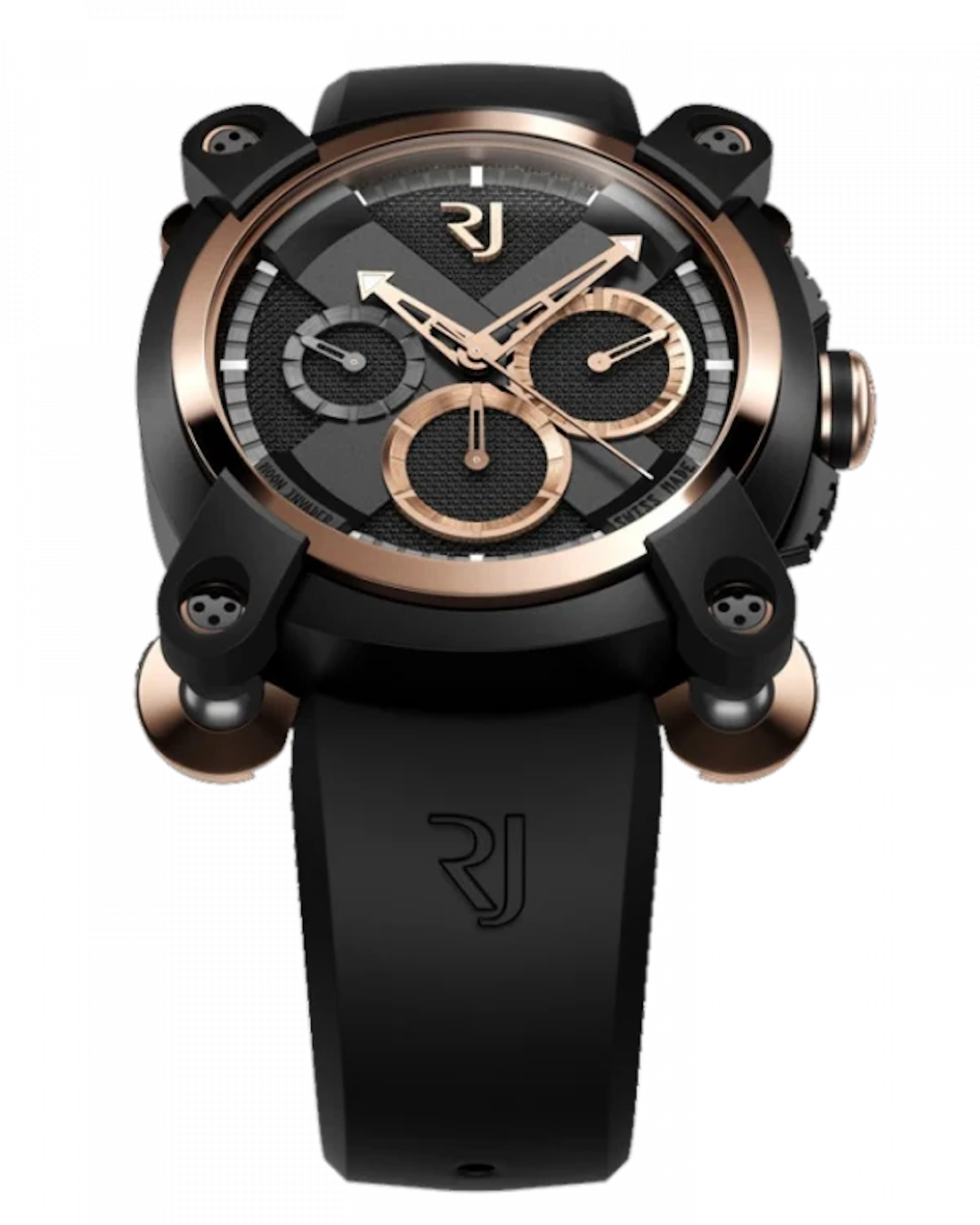 Romain Jerome Moon-Dna Moon Invader Chronograph PVD-Coated Steel &