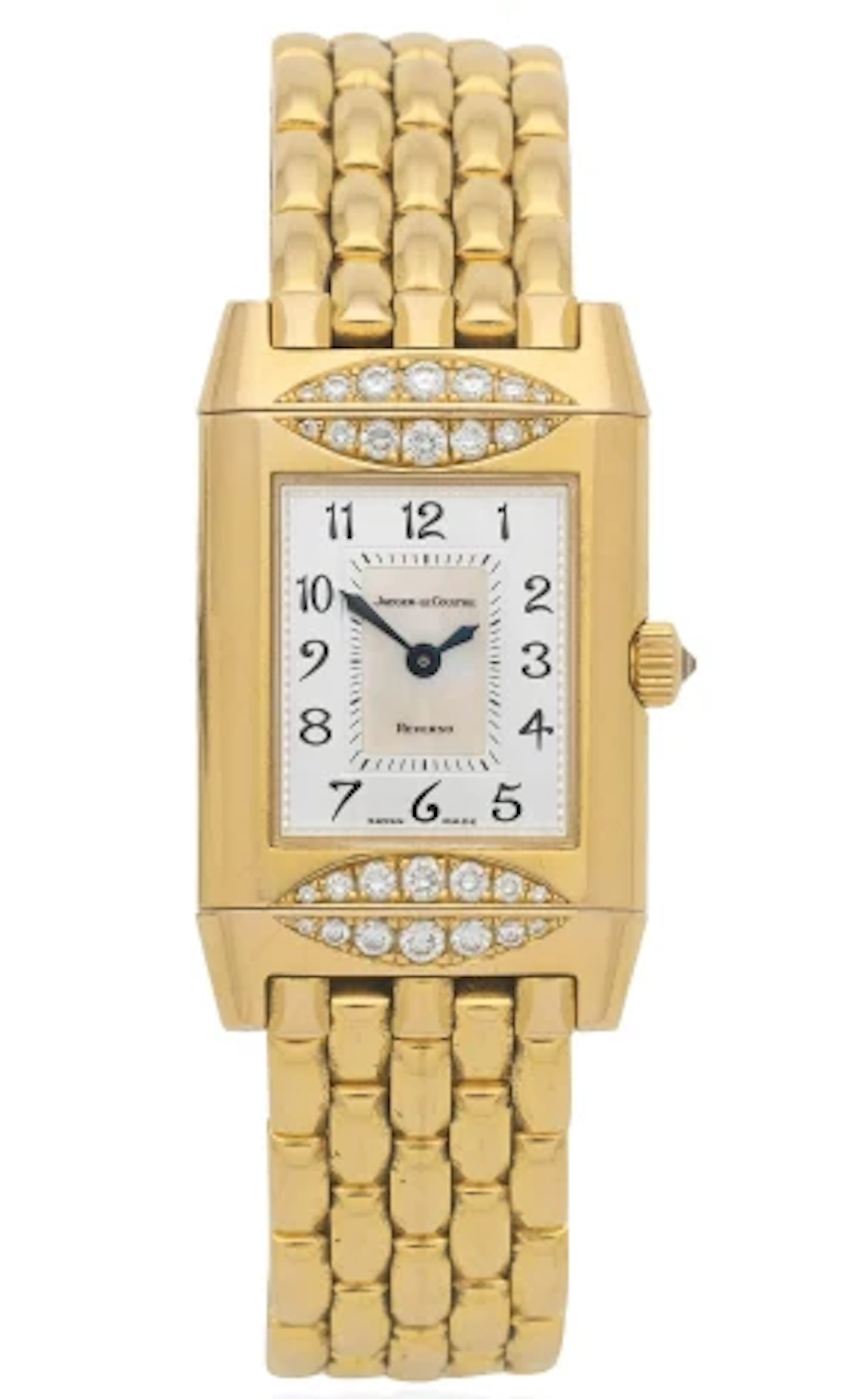 Jaeger-LeCoultre Reverso Duetto 18K Yellow Gold & Diamonds Lady's Watch