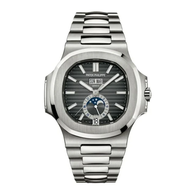 Patek Philippe Nautilus Annual Calendar Stainless Steel Men's Watch