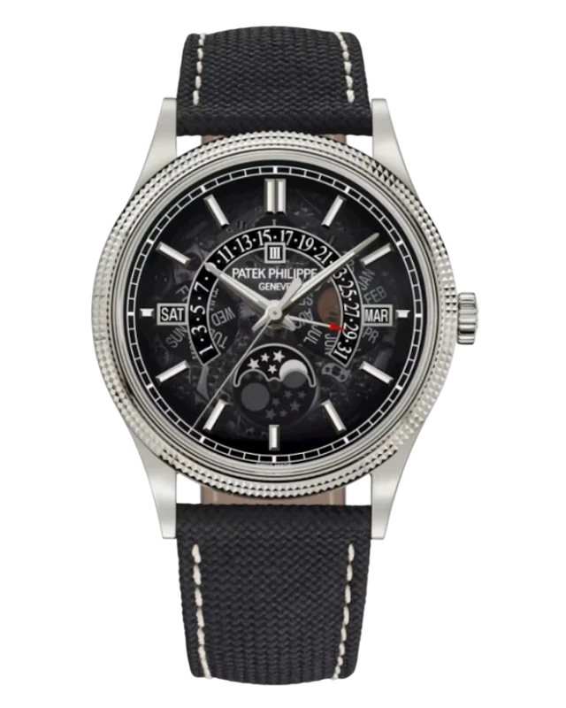 Patek Philippe Retrograde Perpetual Calendar 18K White Gold Men’s Watch