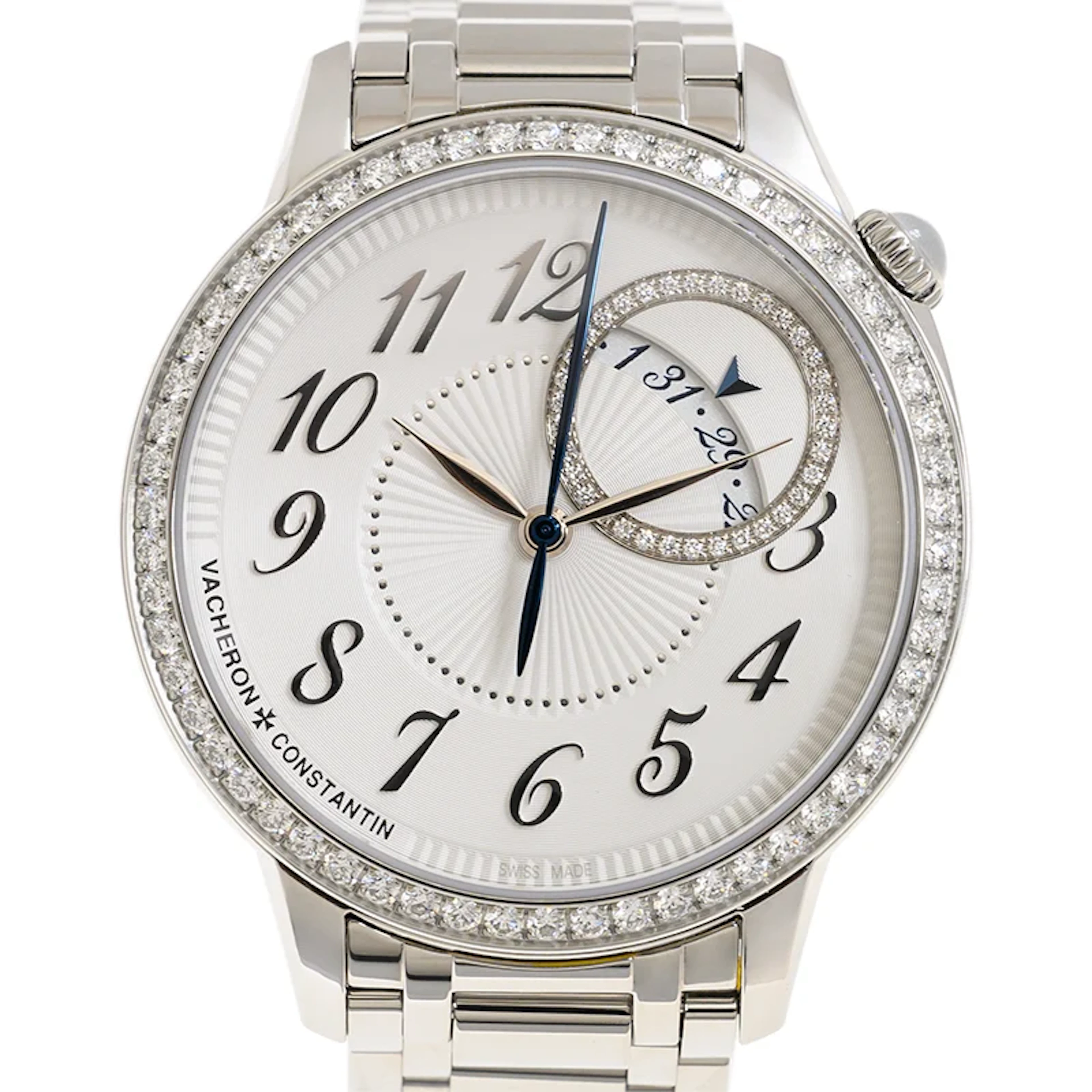 Vacheron Constantin Égérie Self-Winding Stainless Steel Diamond Ladies' Watch