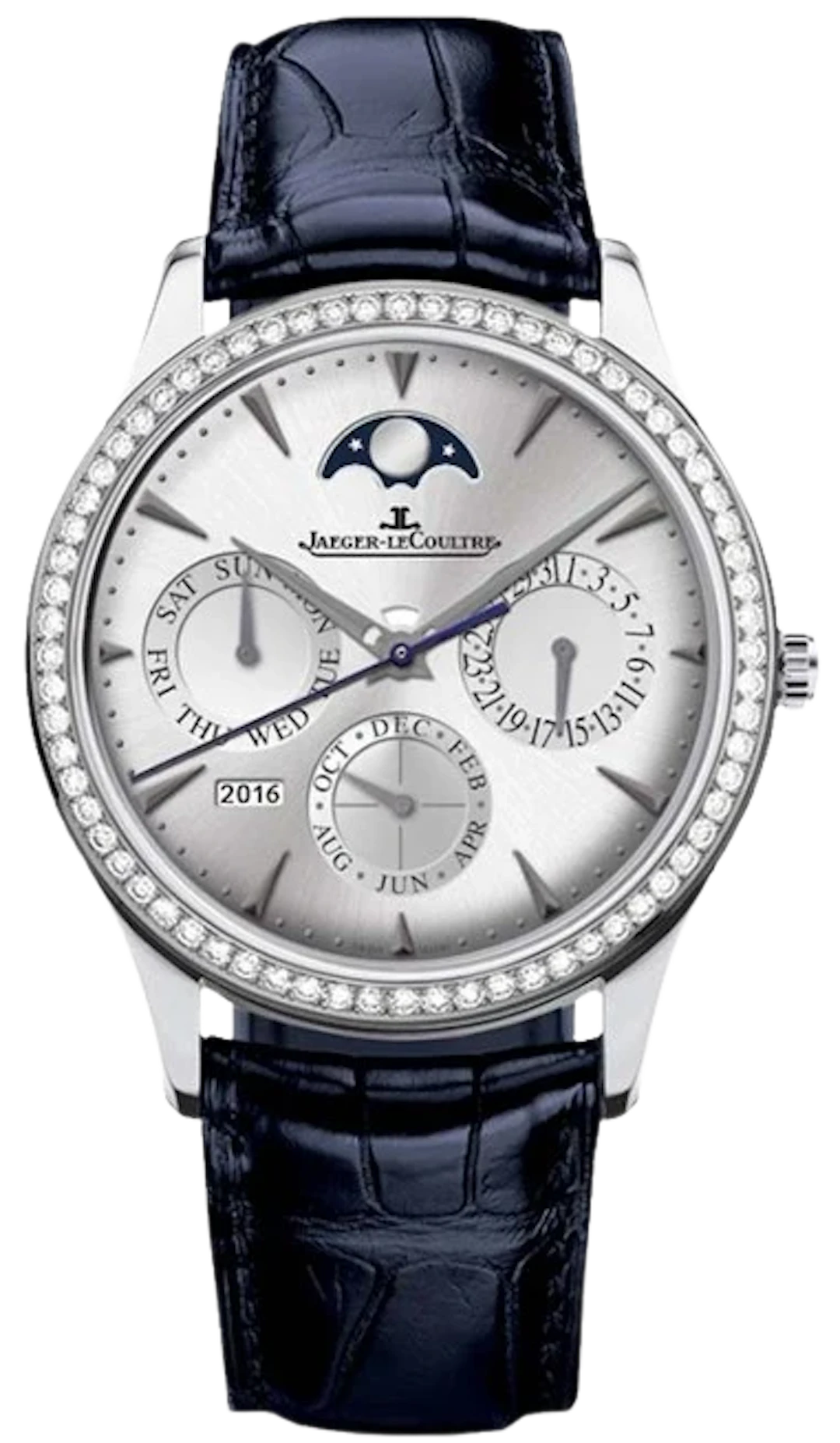 Jaeger-LeCoultre Master Ultra Thin Perpetual 18k White Gold Women’s Watch