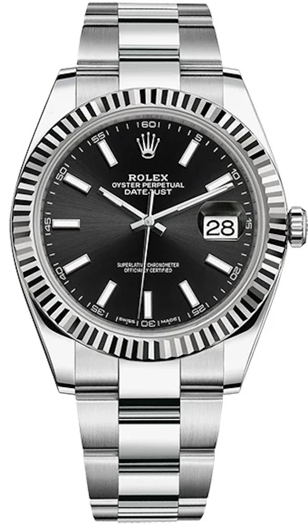 Rolex Datejust Stainless Steel & 18K White Gold Men's Watch