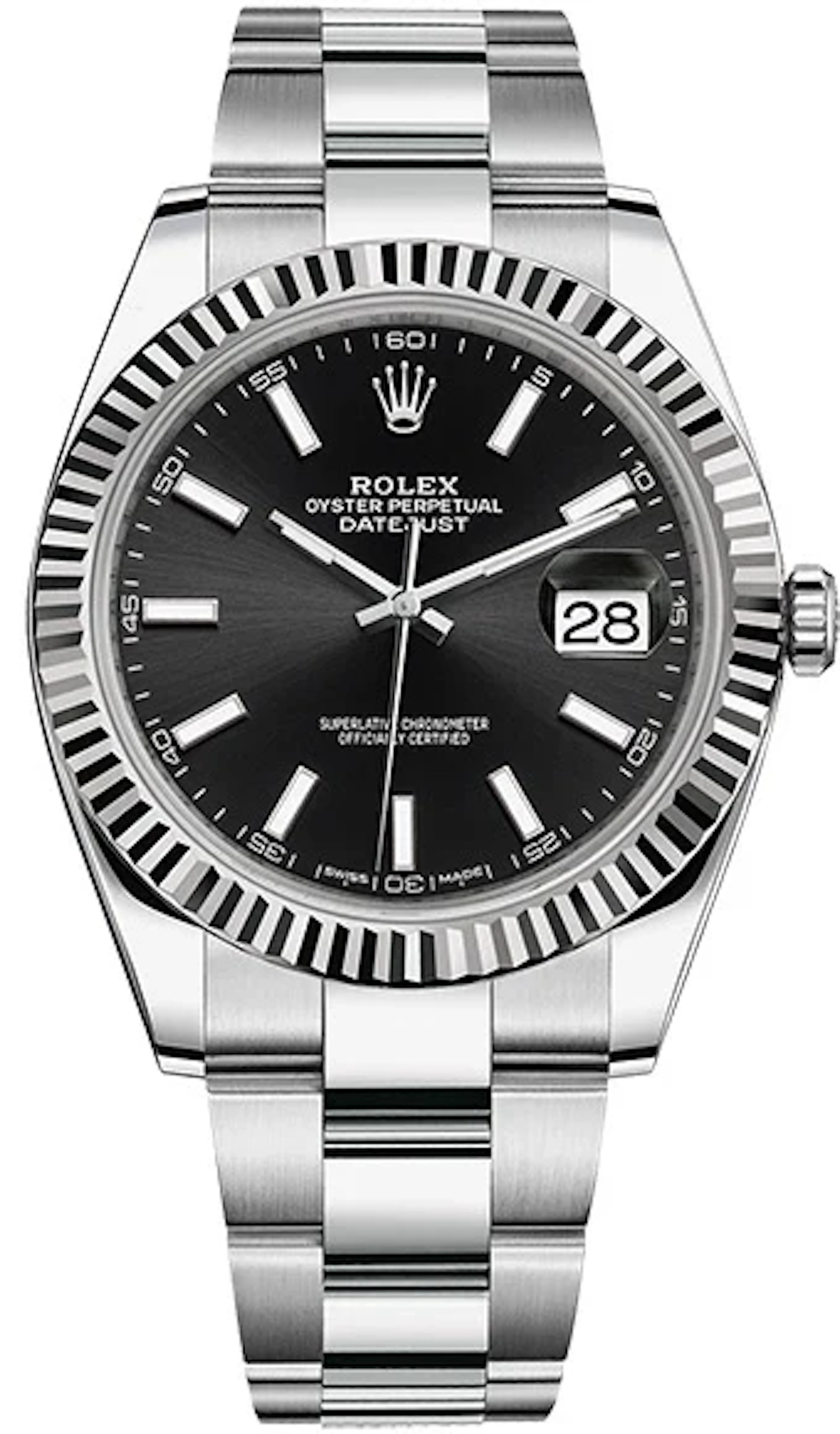 Rolex Datejust Stainless Steel & 18K White Gold Men's Watch