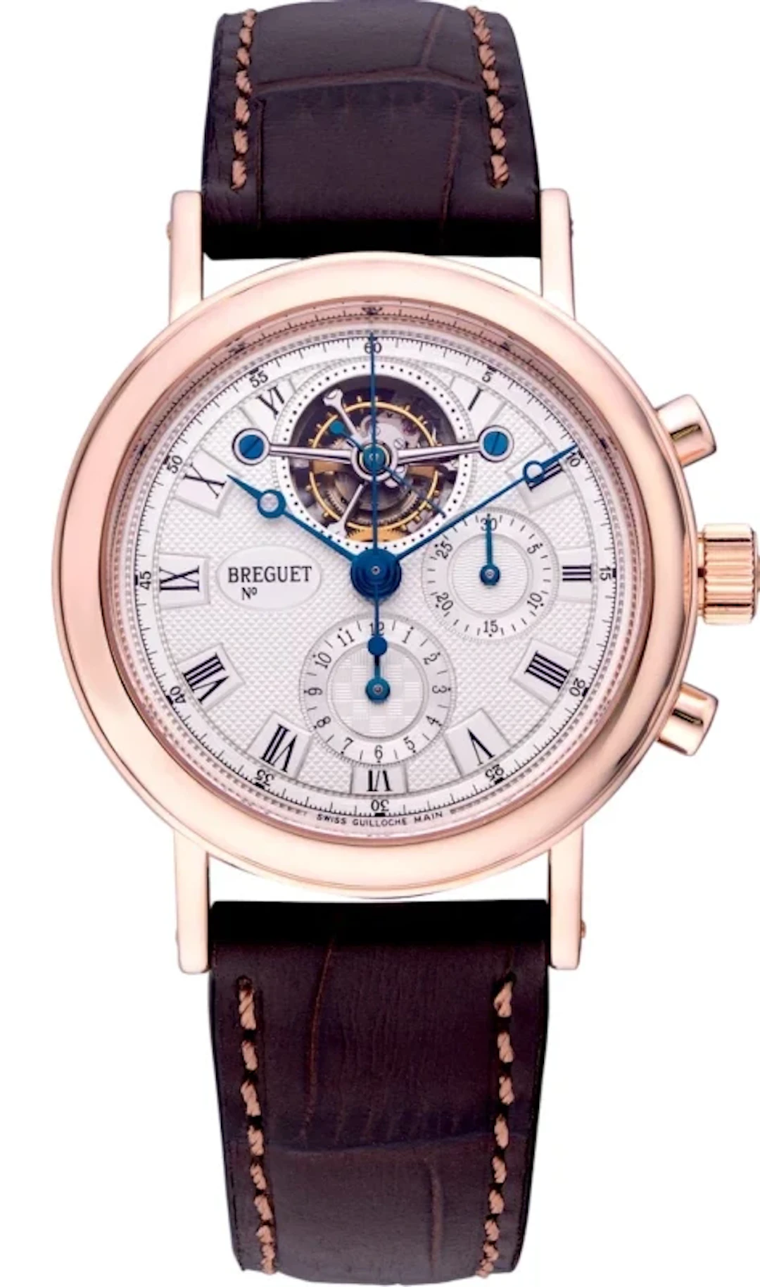 Breguet Classique Chronograph Tourbillon 18K Yellow Gold Men's Watch