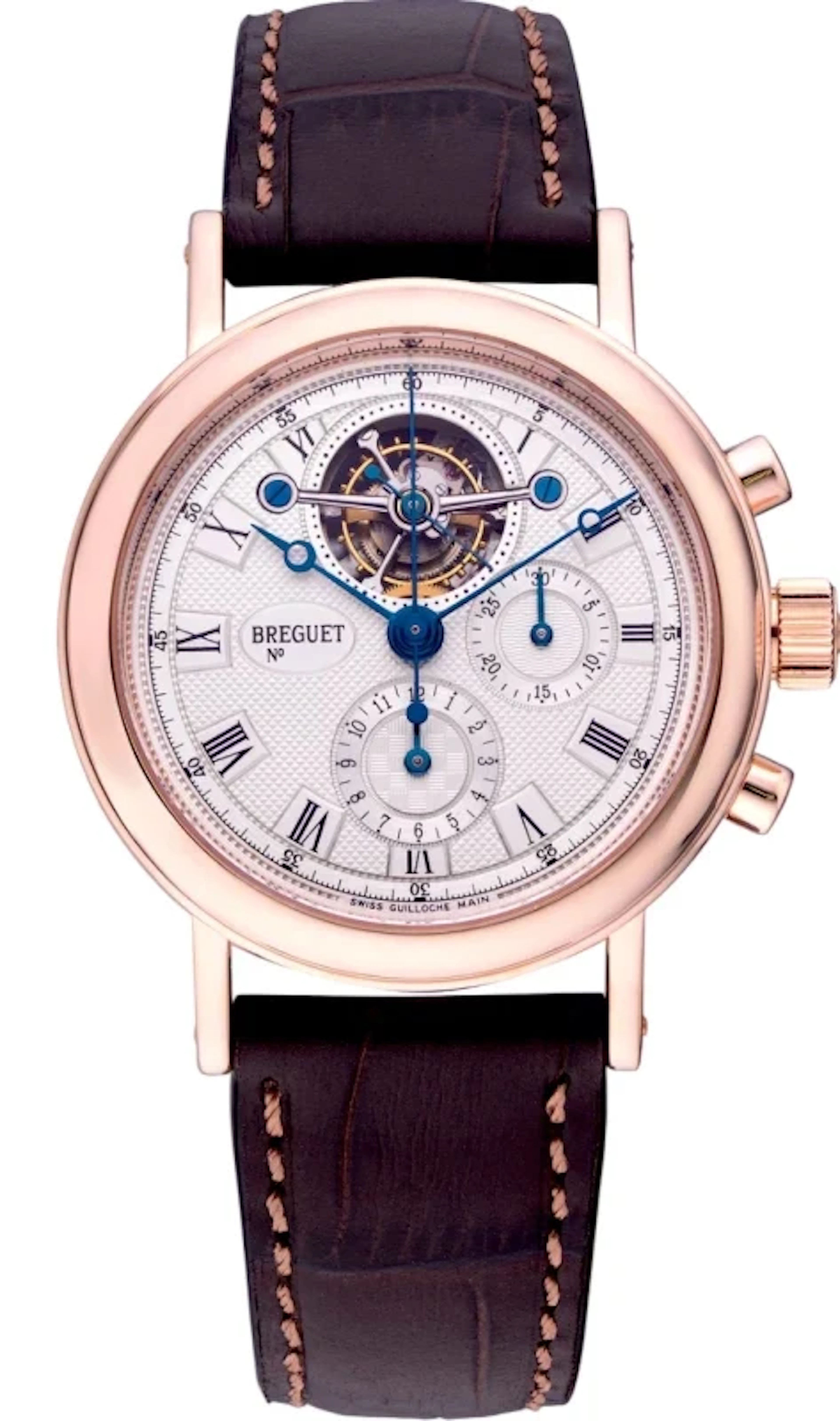 Breguet Classique Chronograph Tourbillon 18K Yellow Gold Men's Watch