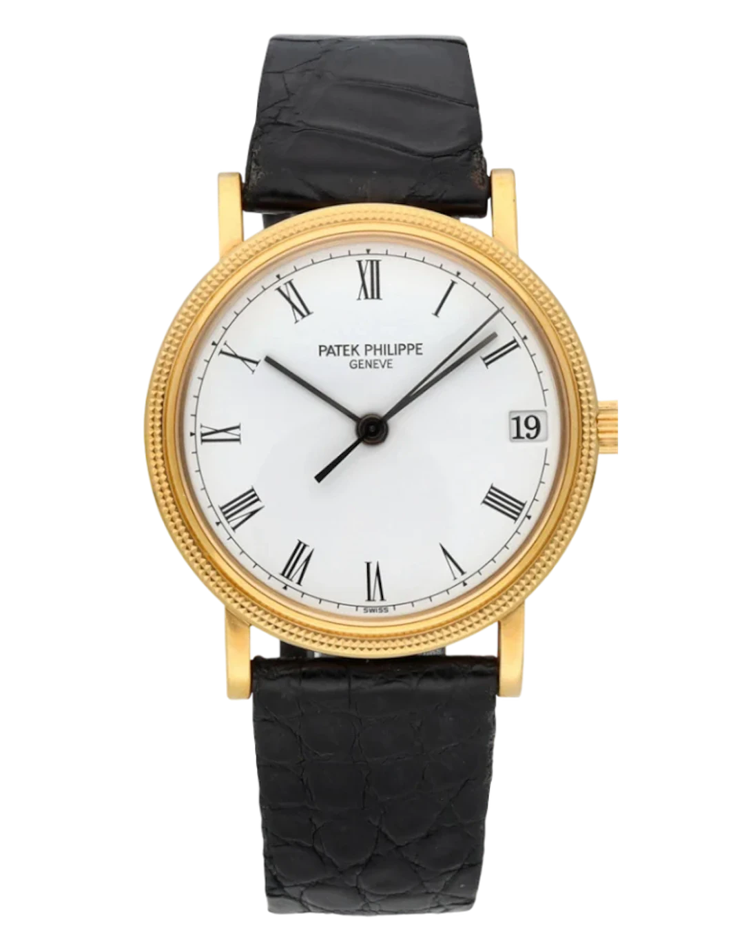 Patek Philippe ‘Clous de Paris Calatrava 18K Yellow Gold Unisex watch
