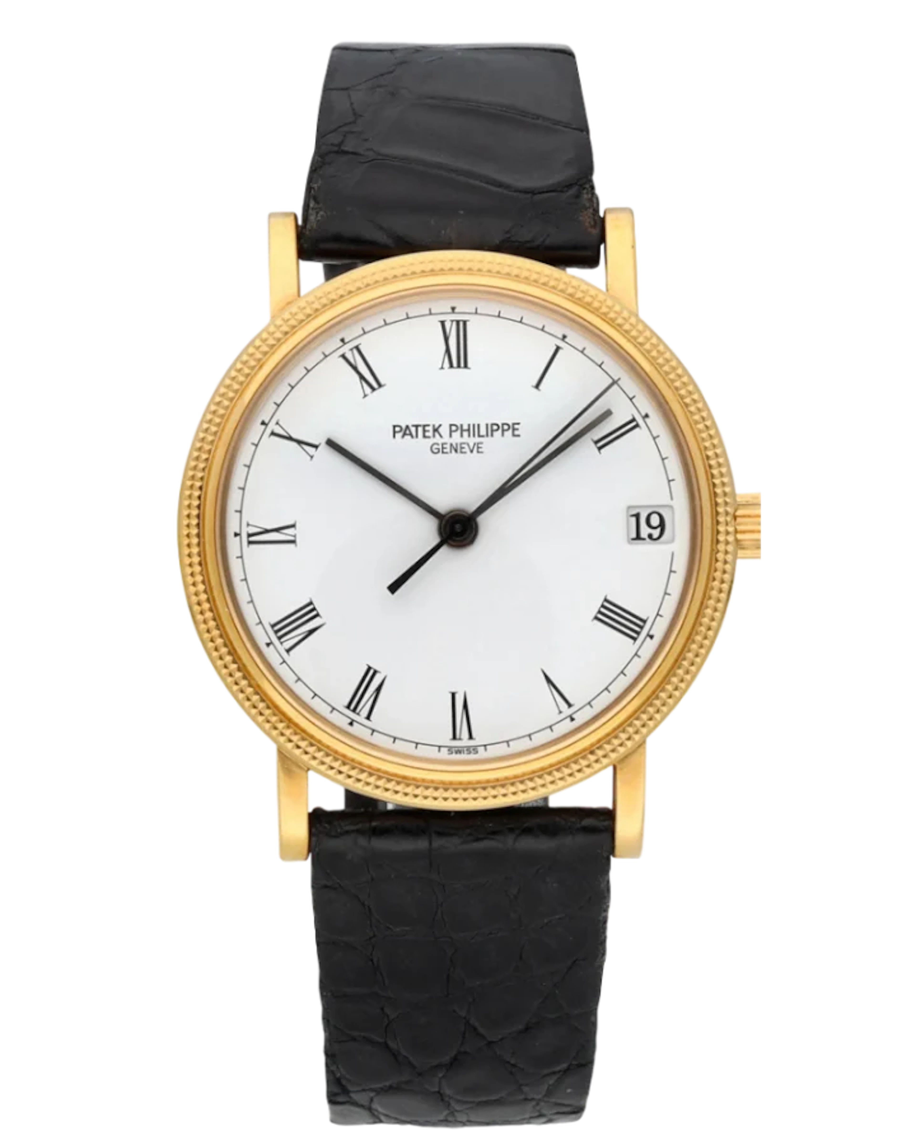 Patek Philippe ‘Clous de Paris Calatrava 18K Yellow Gold Unisex watch