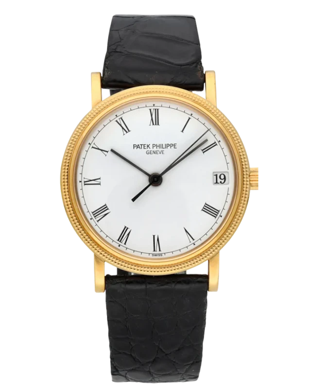 Patek Philippe ‘Clous de Paris Calatrava 18K Yellow Gold Unisex watch