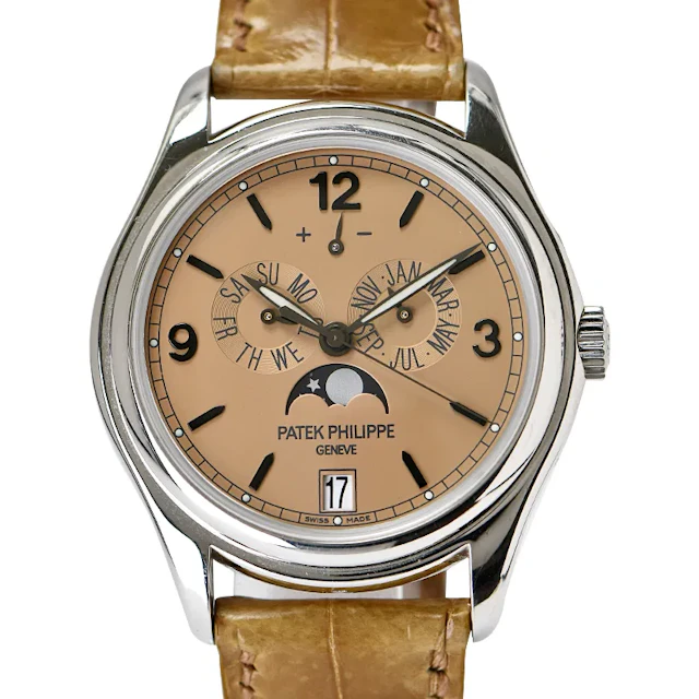 Patek Philippe Complicated Watches Annual Calendar Platinum Men's Watch