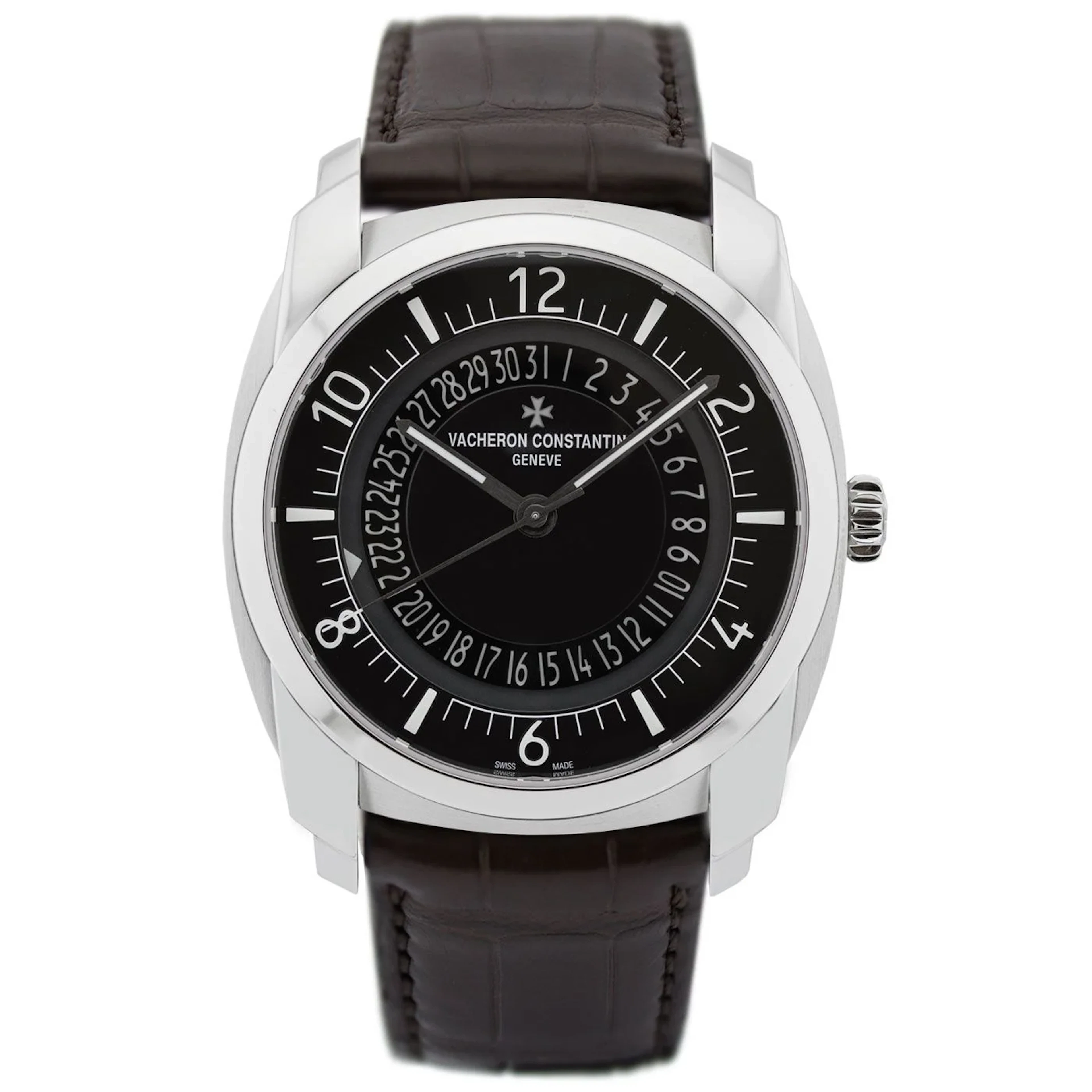Vacheron Constantin Quai de L’Ile Date Stainless Steel Mens Watch