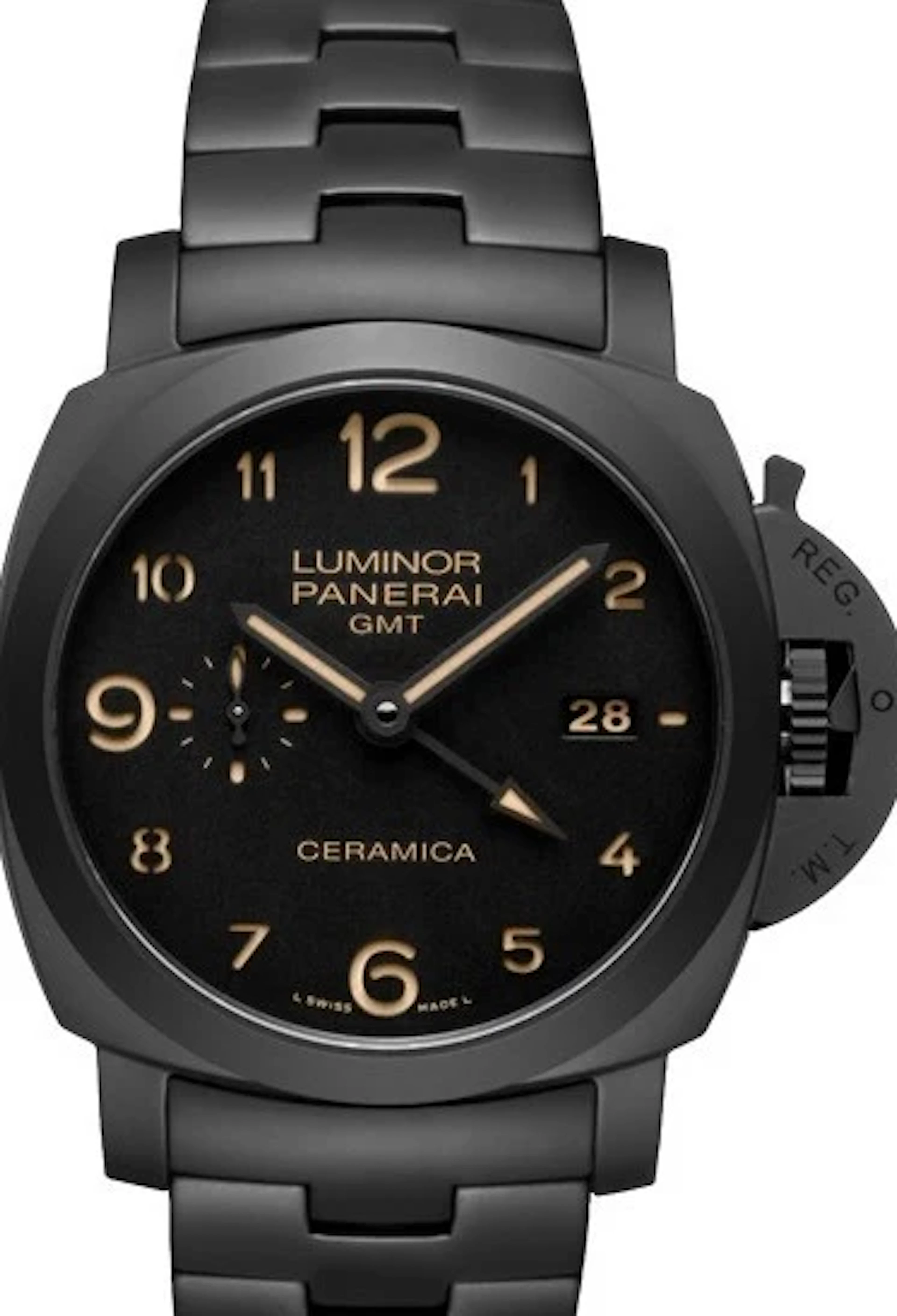 Officine Panerai Luminor Marina 1950 3 days GMT Ceramica Tuttonero Men's Watch