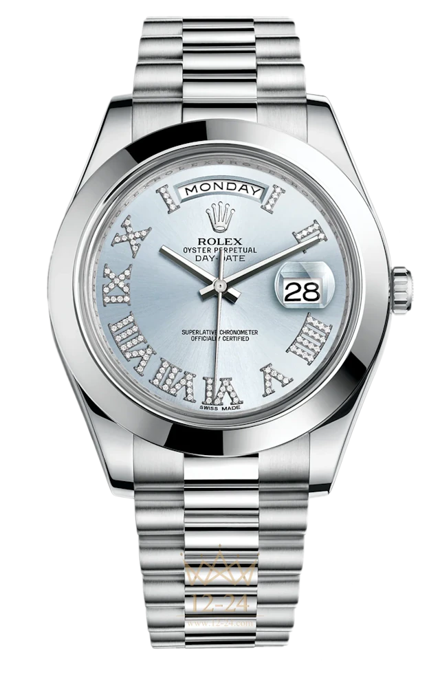 Rolex Day-Date 41 Diamond Platinum Men's Watch