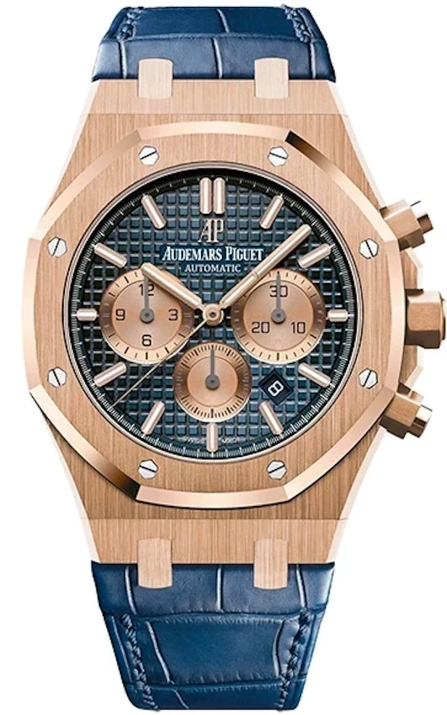 Audemars Piguet Royal Oak Chronograph 18K Rose Gold Men's Watch