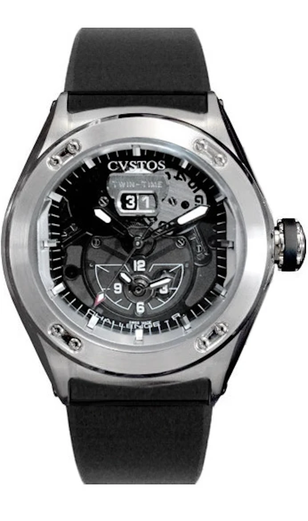 CVSTOS Challenge-R Twin-Time Stainless steel Men's Watch