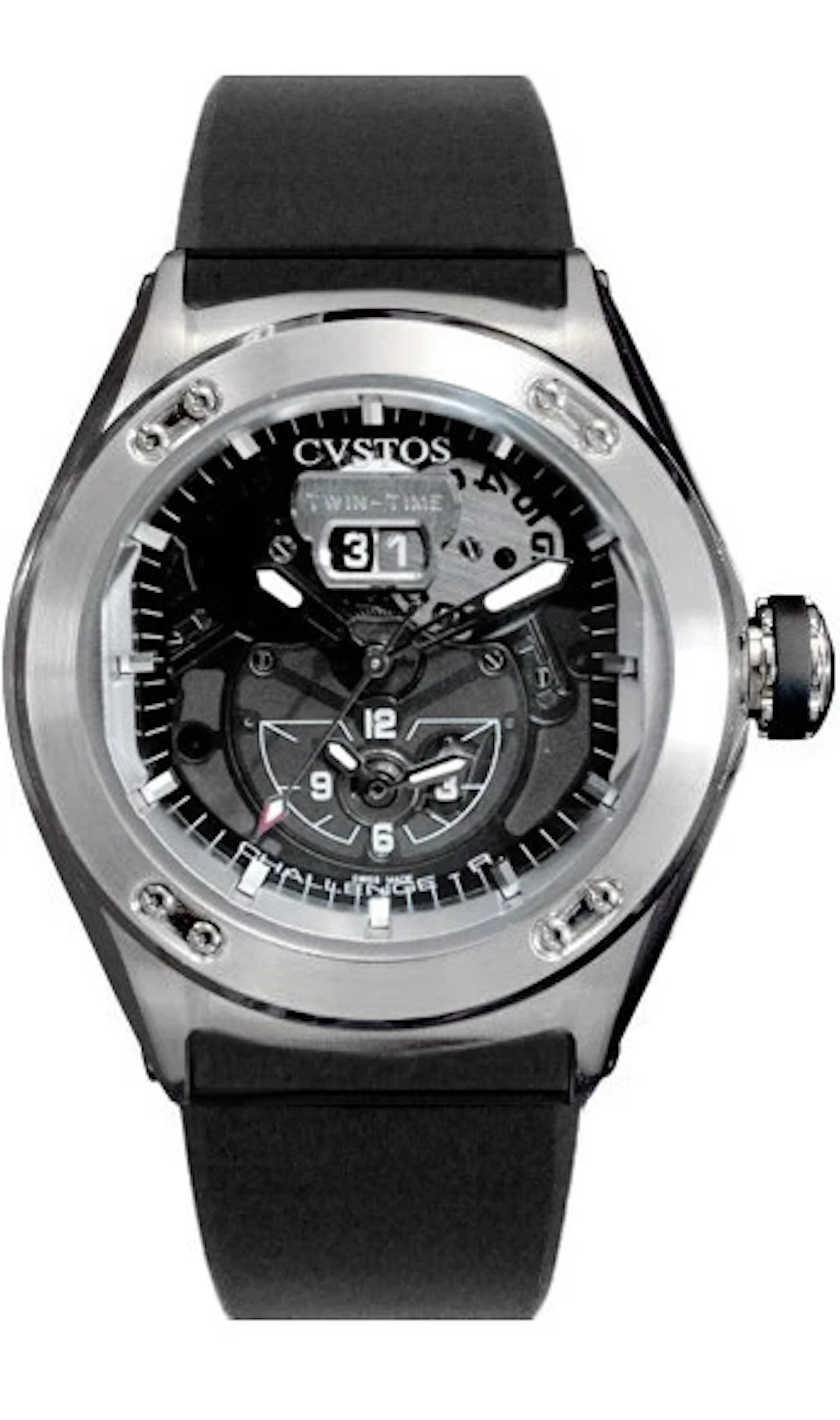 CVSTOS Challenge-R Twin-Time Stainless steel Men's Watch
