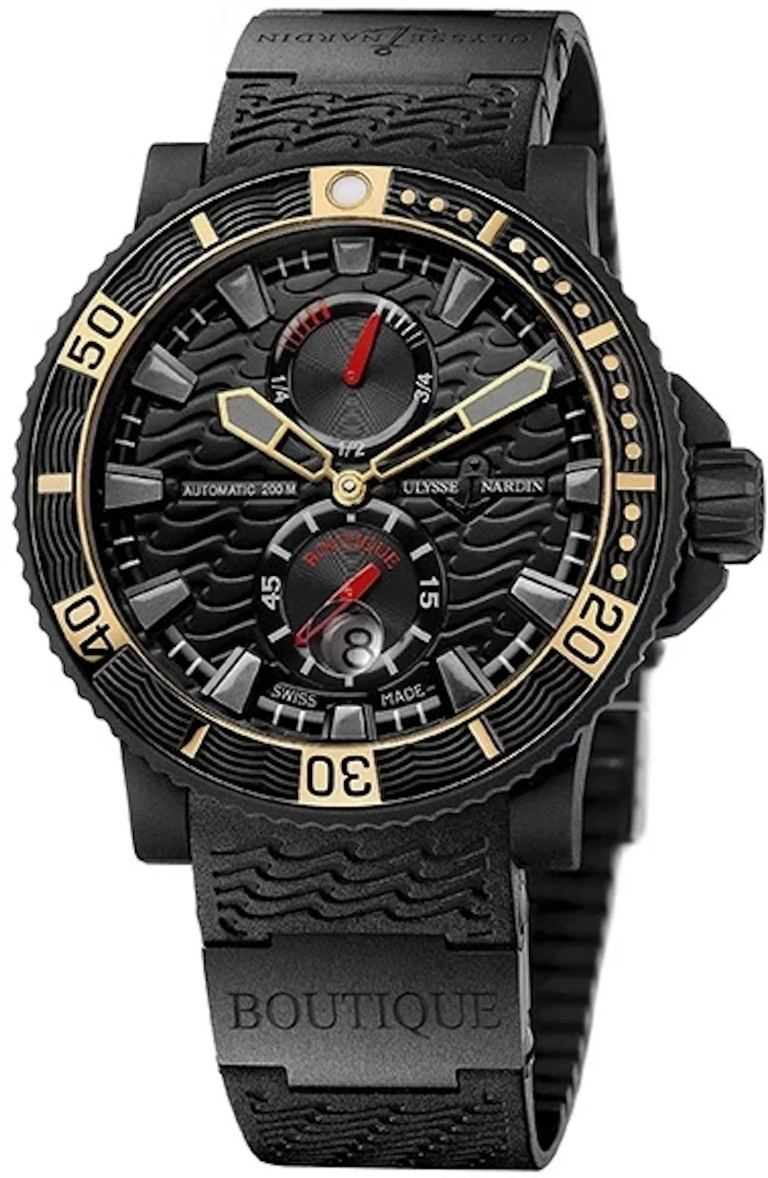 Ulysse Nardin Marine Diver Maxi Boutique 2011 Stainless steel & Rubber