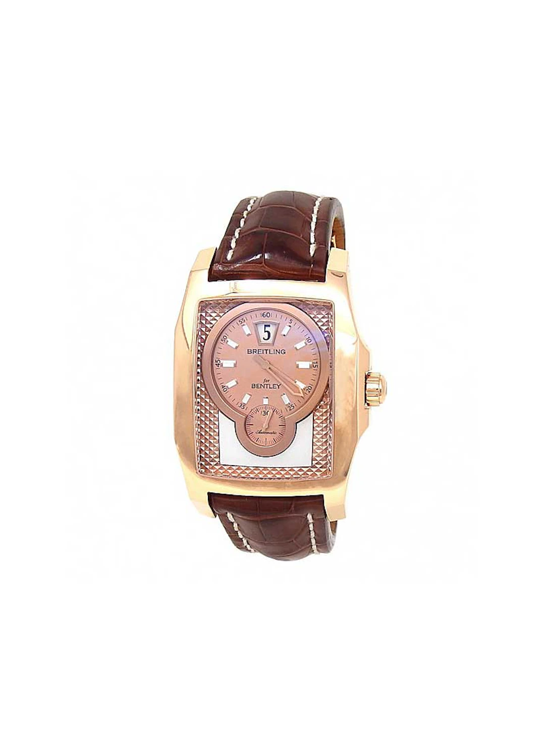 Breitling For Bentley Flying B Jump Hour 18K Rose Gold Men's Watch