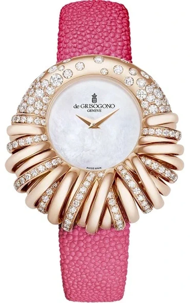 De grisogono Allegra 18K Rose Gold & Diamonds Lady's Watch