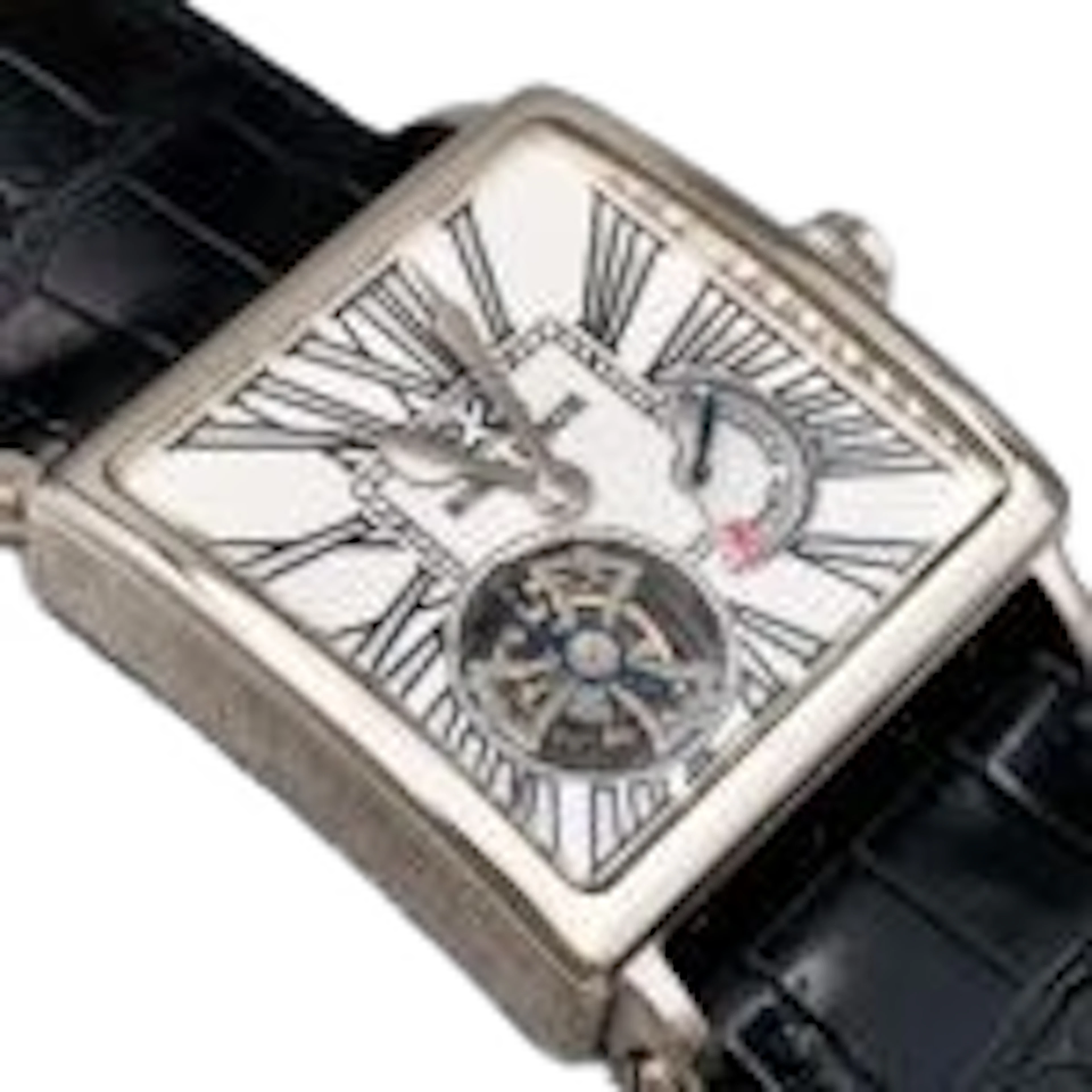 Roger Dubuis Golden Square Tourbillon 18K White Gold Men's Watch