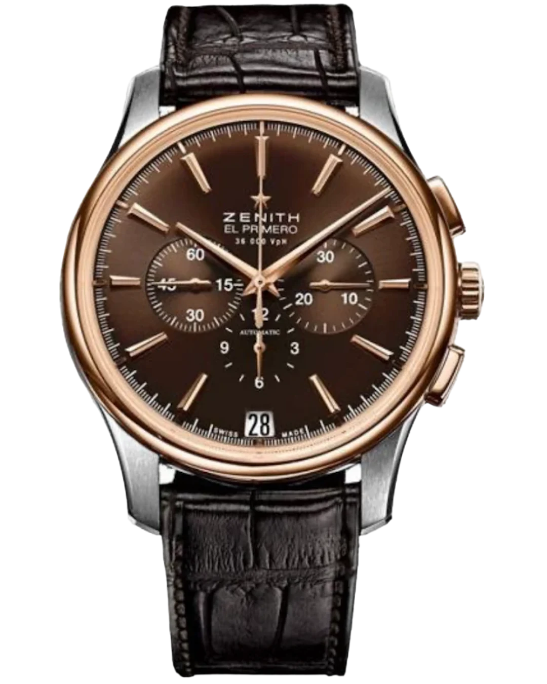 Zenith El Primero Captain Chronograph Stainless steel & 18K Rose Gold