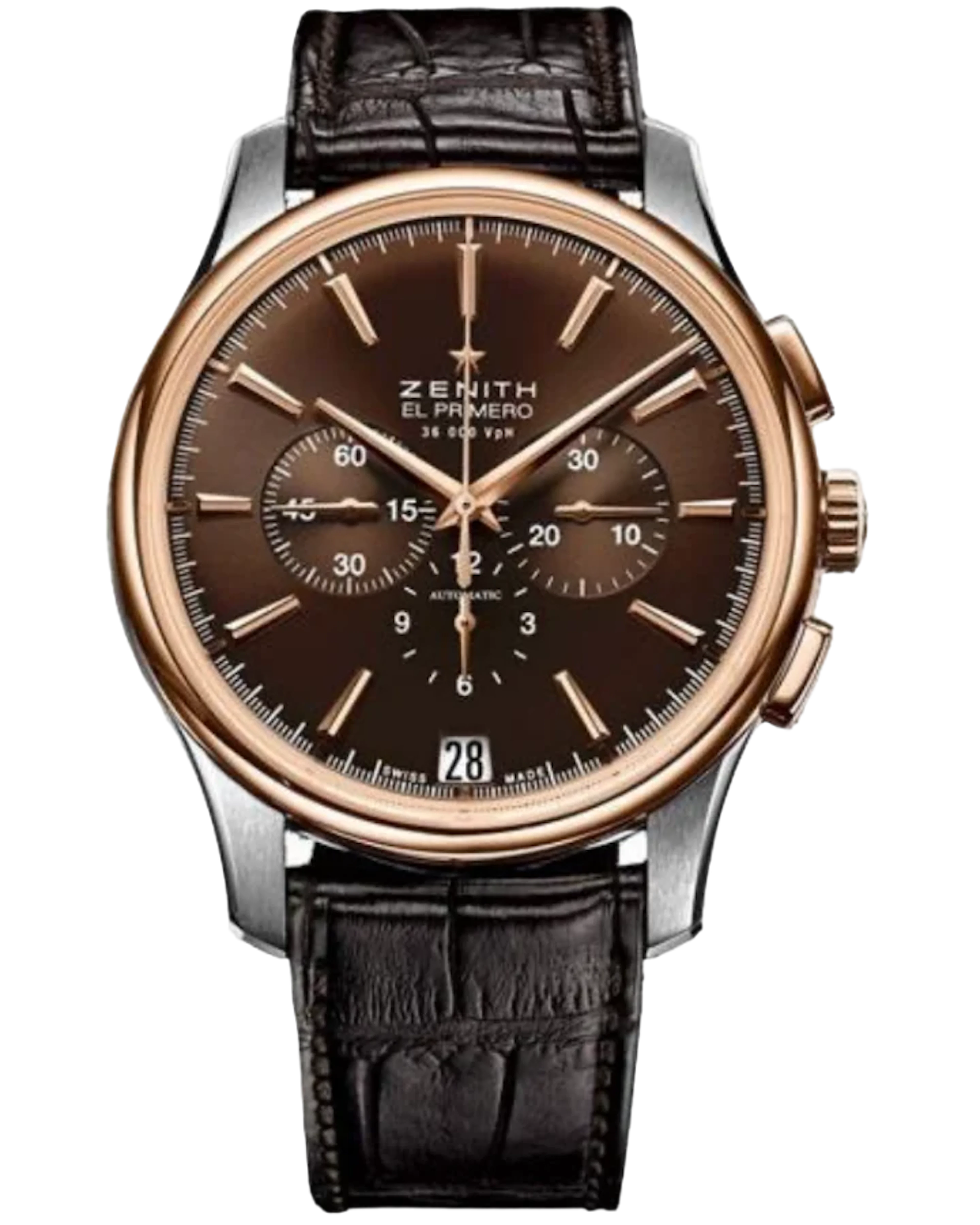 Zenith El Primero Captain Chronograph Stainless steel & 18K Rose Gold