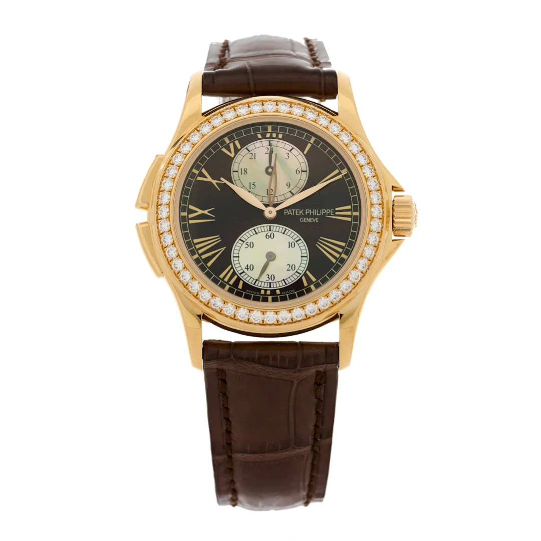 Patek Philippe Complications 18K Rose Gold & Diamonds Ladies Watch