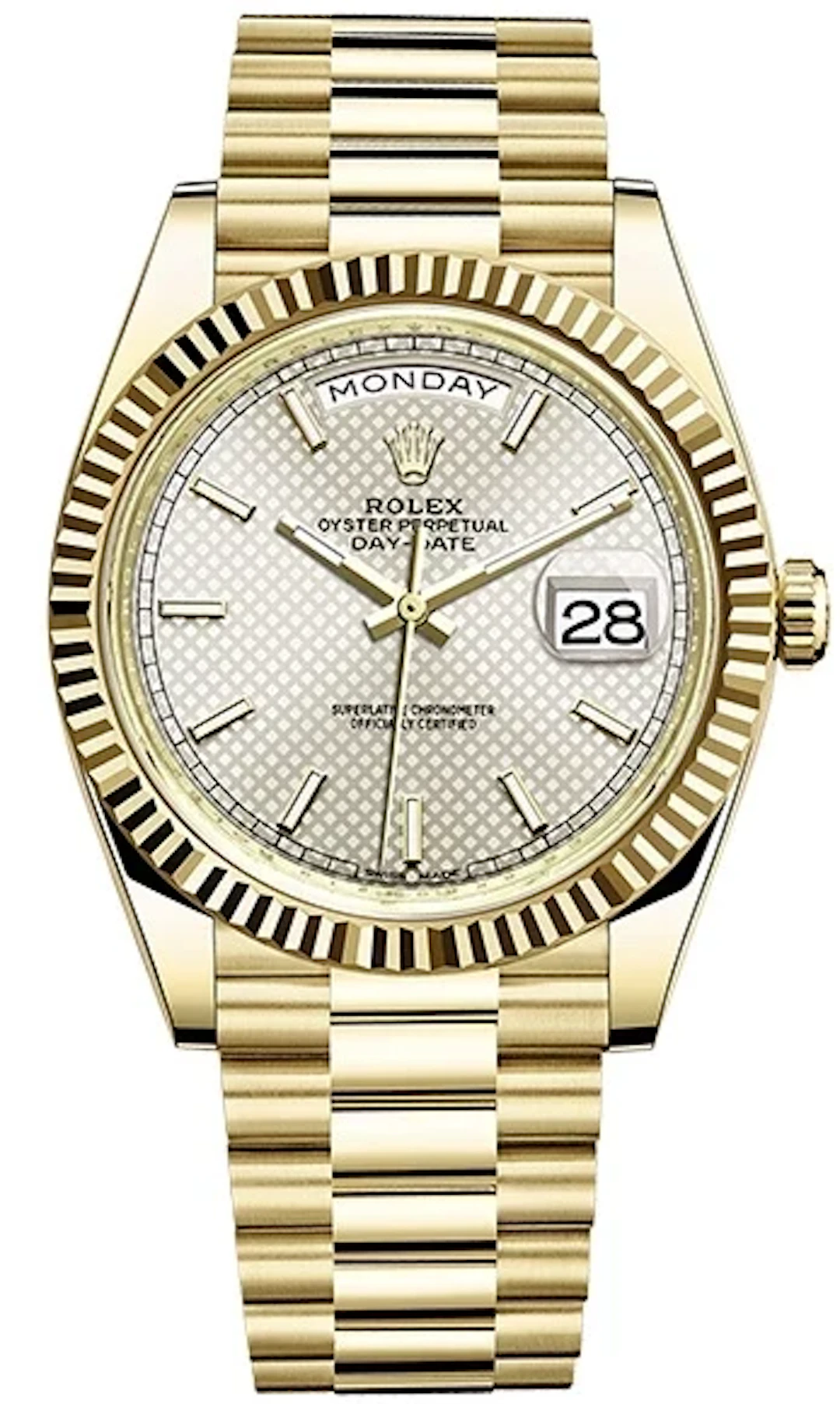 Rolex Day-Date 18K Yellow Gold Men's Watch