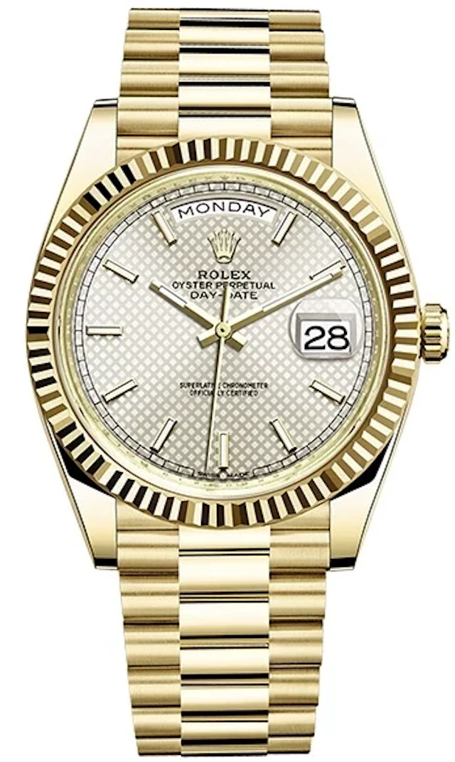 Rolex Day-Date 18K Yellow Gold Men's Watch