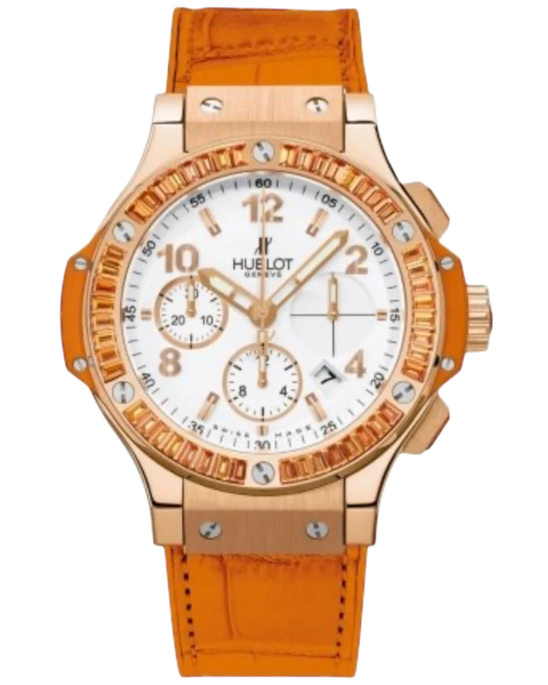 Hublot Big Bang Tutti Frutti Chronograph 18K Rose Gold & Orange Sapphire