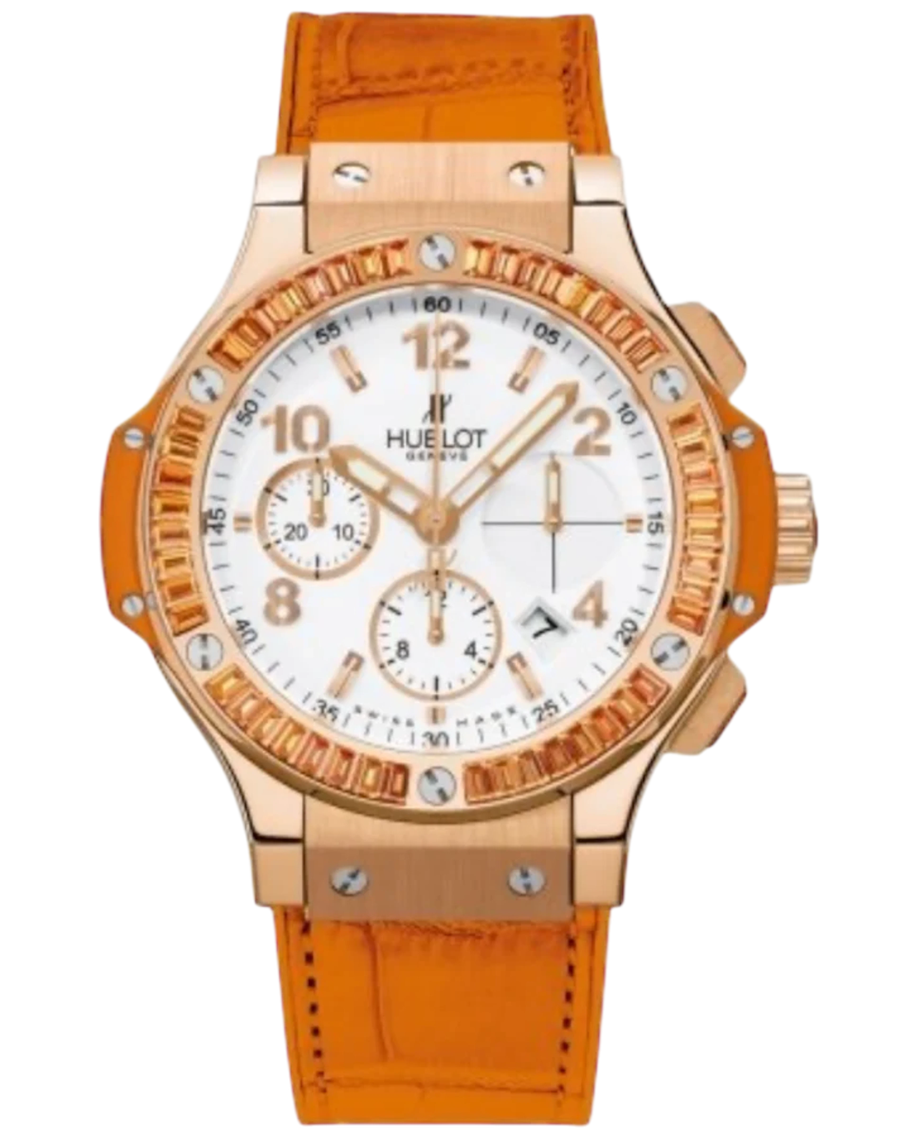 Hublot Big Bang Tutti Frutti Chronograph 18K Rose Gold & Orange Sapphire