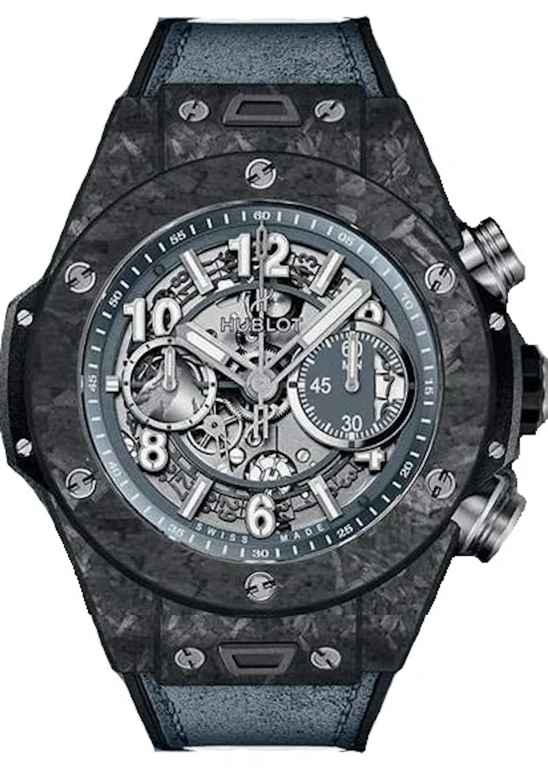 Hublot Big Bang Frosted Chronograph Carbon Men's Watch