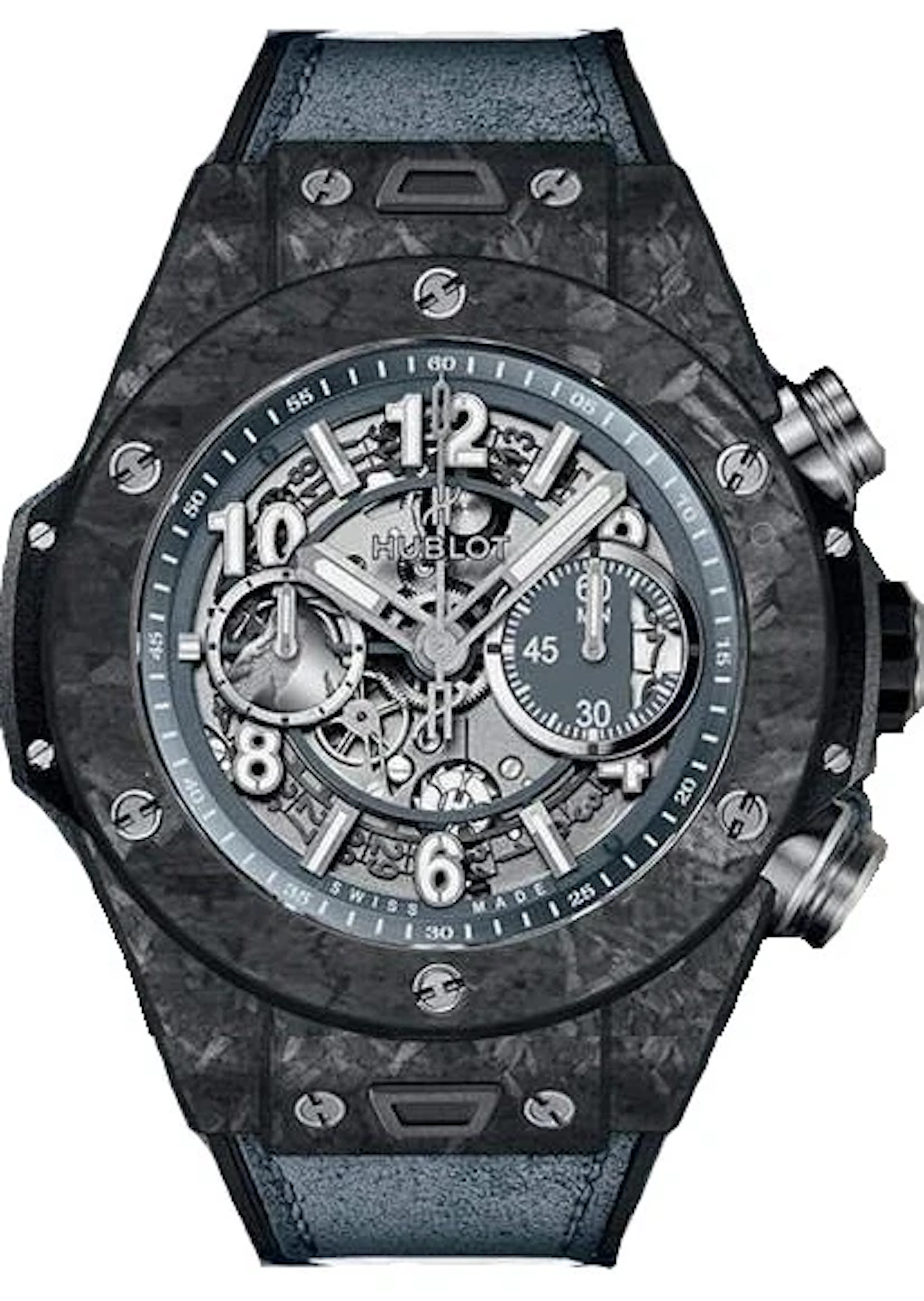 Hublot Big Bang Frosted Chronograph Carbon Men's Watch