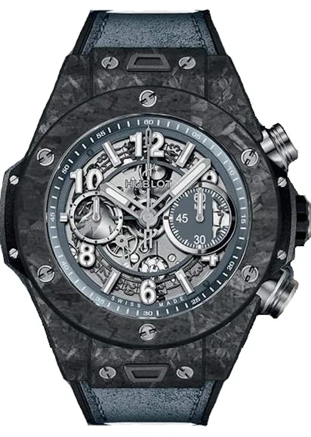Hublot Big Bang Frosted Chronograph Carbon Men's Watch