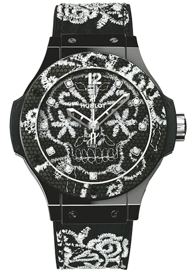 Hublot Big Bang Broderie Black Ceramic Lady's Watch