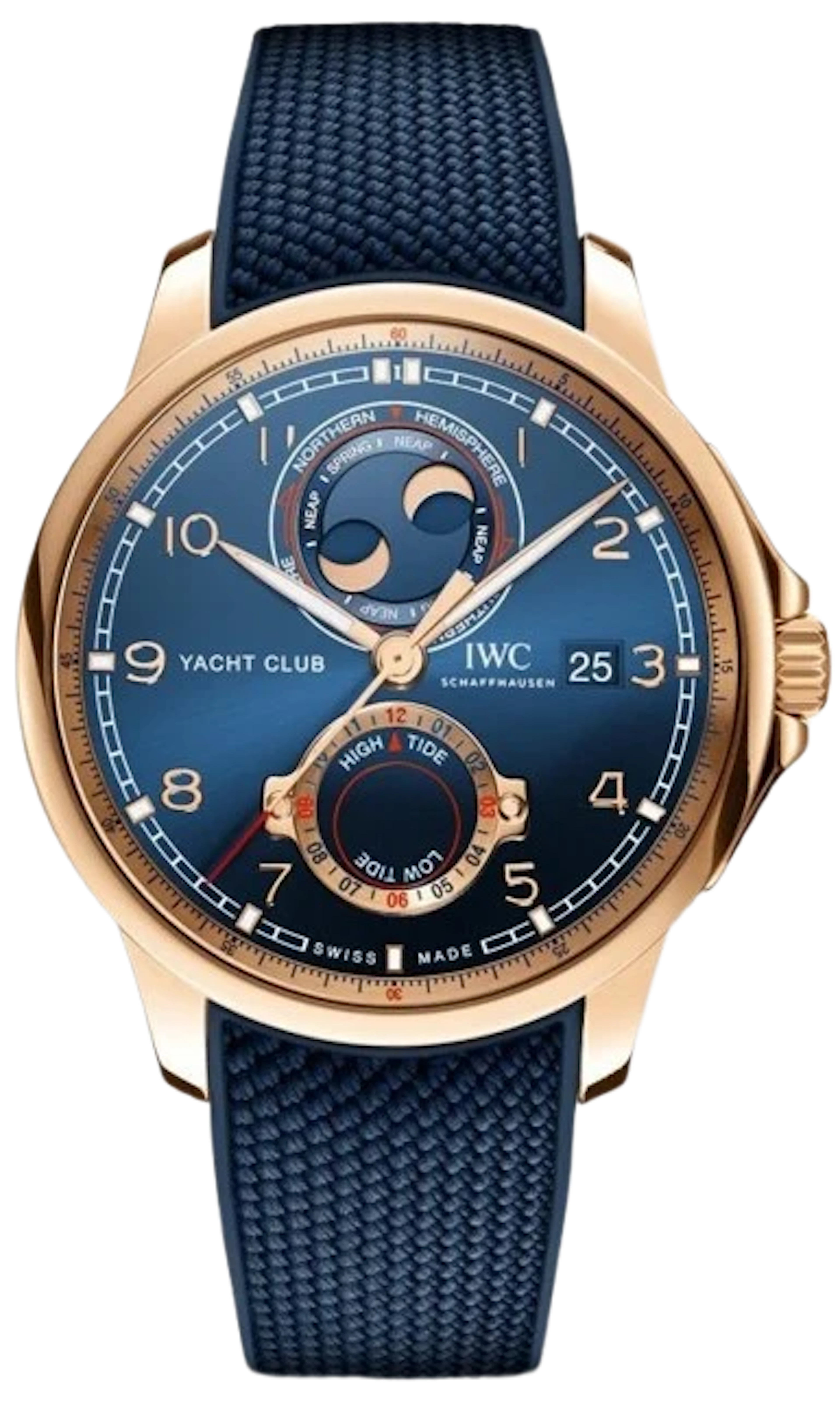 IWC Portuguese Yacht Club Moon & Tide 18K Rose Gold Men’s Watch