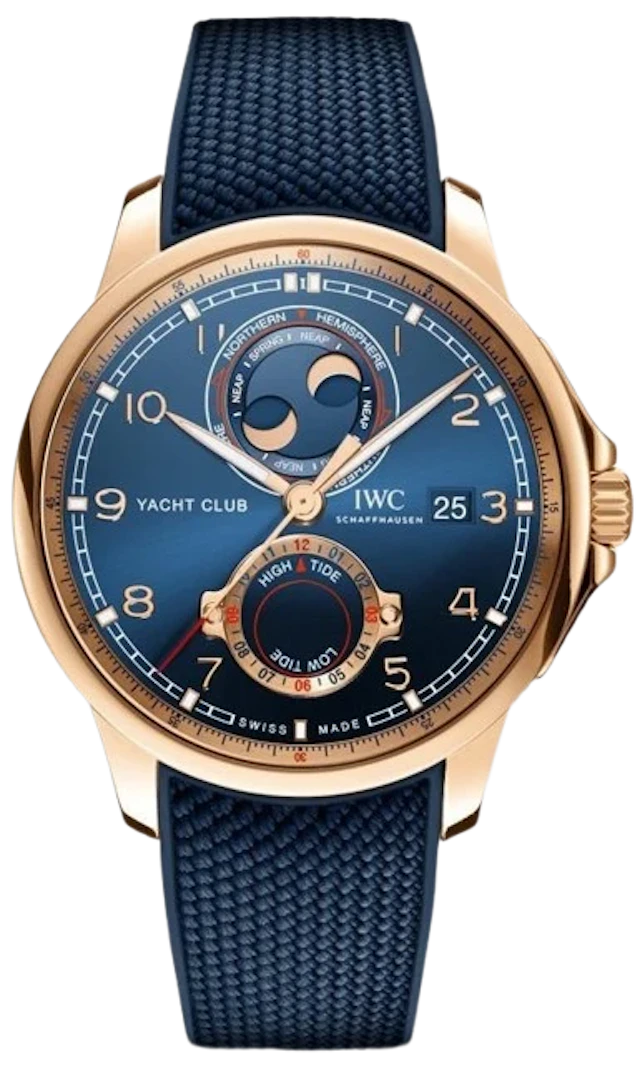IWC Portuguese Yacht Club Moon & Tide 18K Rose Gold Men’s Watch