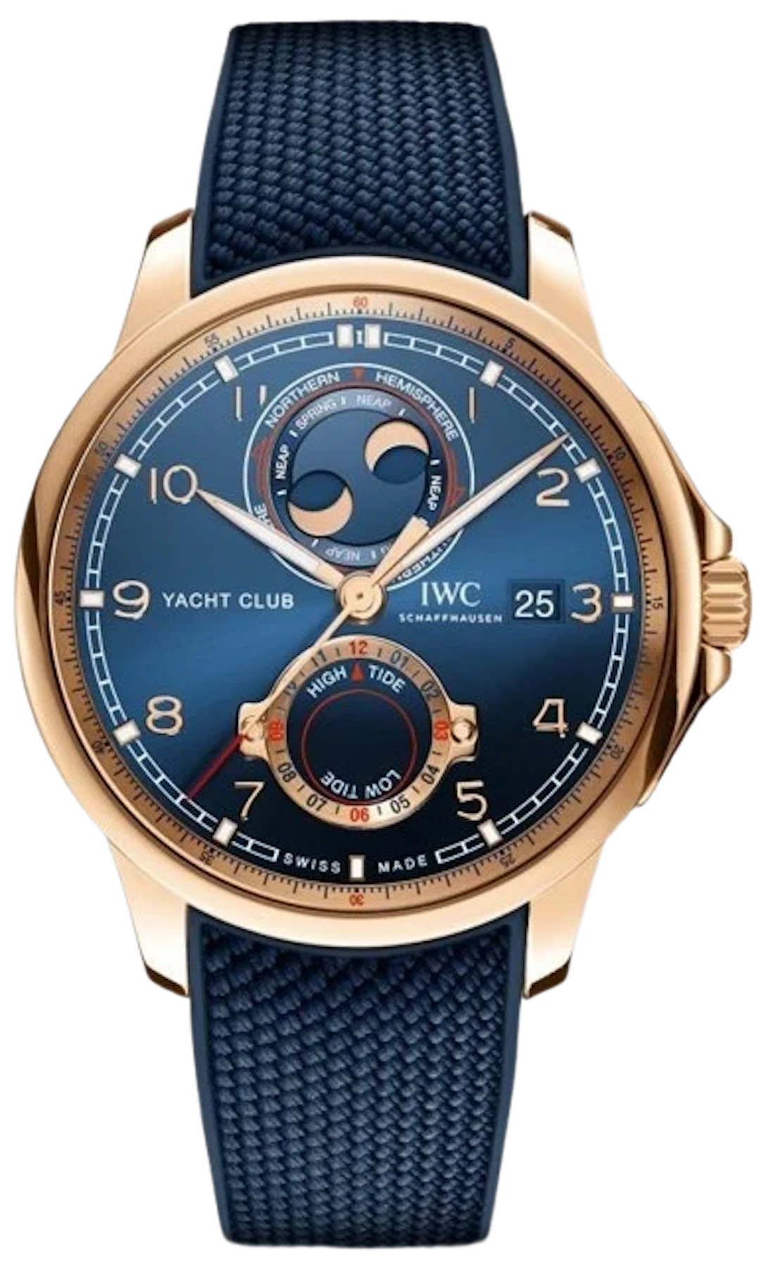 IWC Portuguese Yacht Club Moon & Tide 18K Rose Gold Men’s Watch