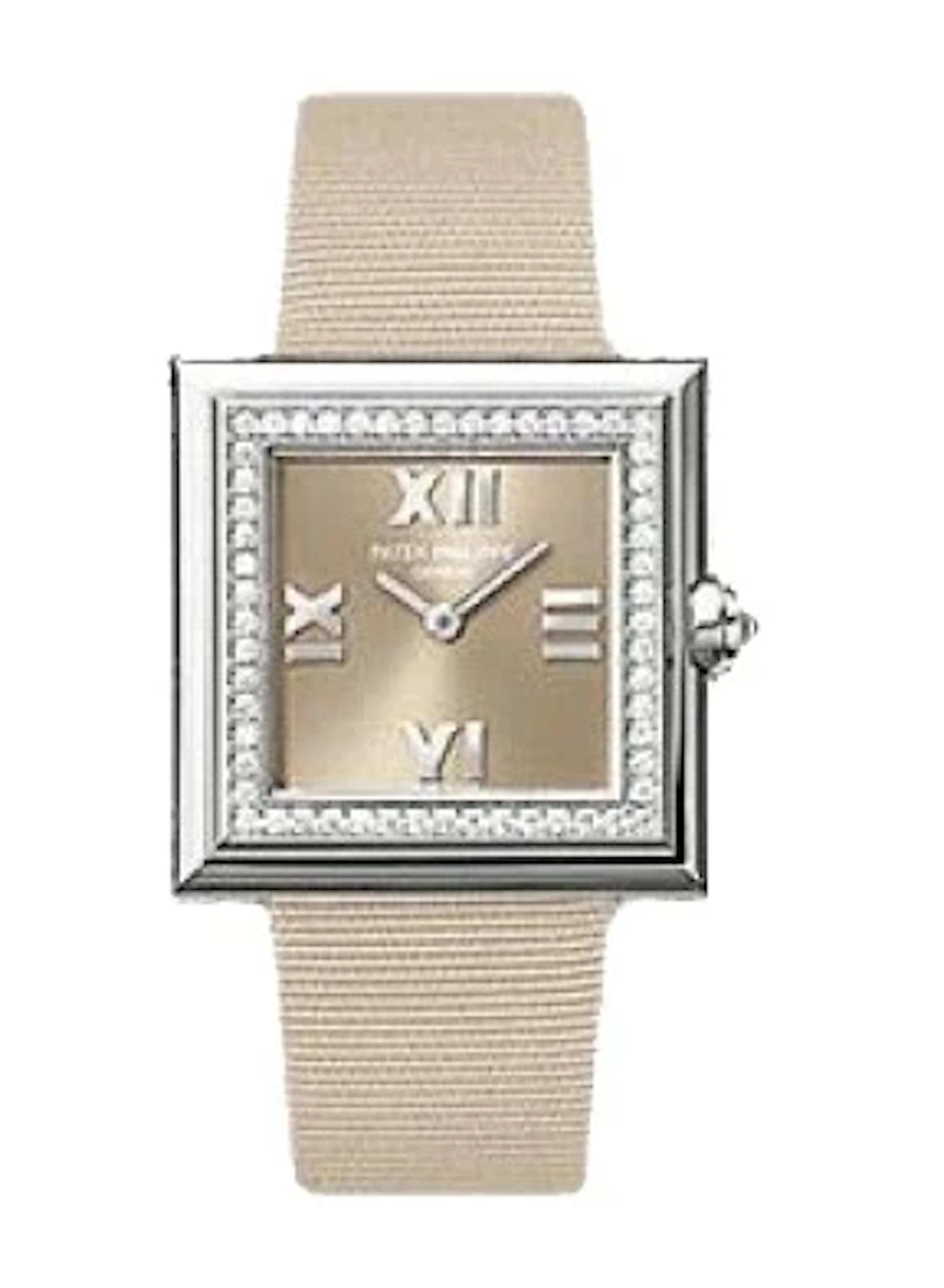 Patek Philippe Gondolo 18K White Gold & Diamonds Lady`s Watch