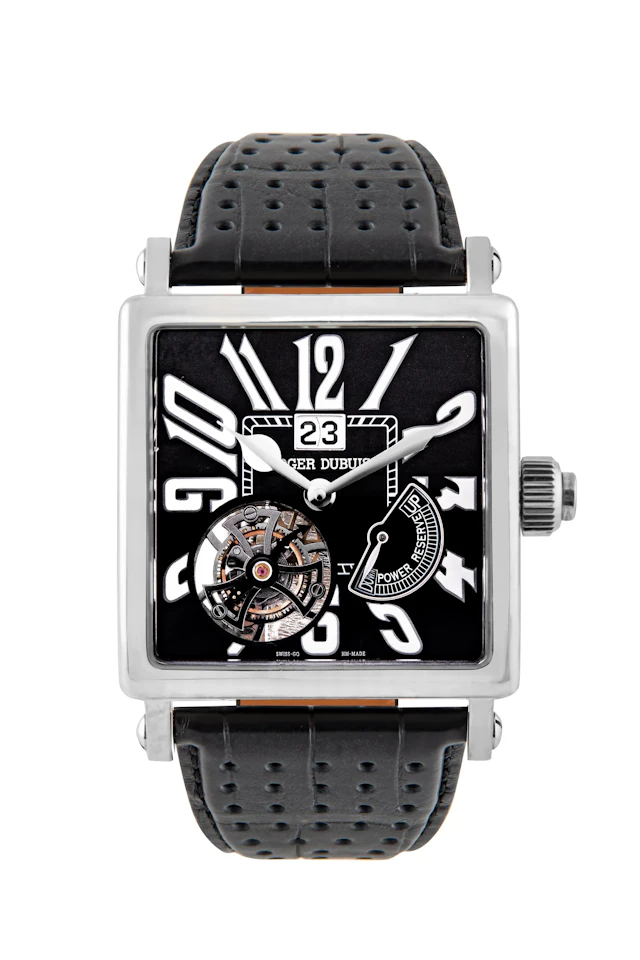 Roger Dubuis Golden Square Tourbillon 18K White Gold Men's Watch