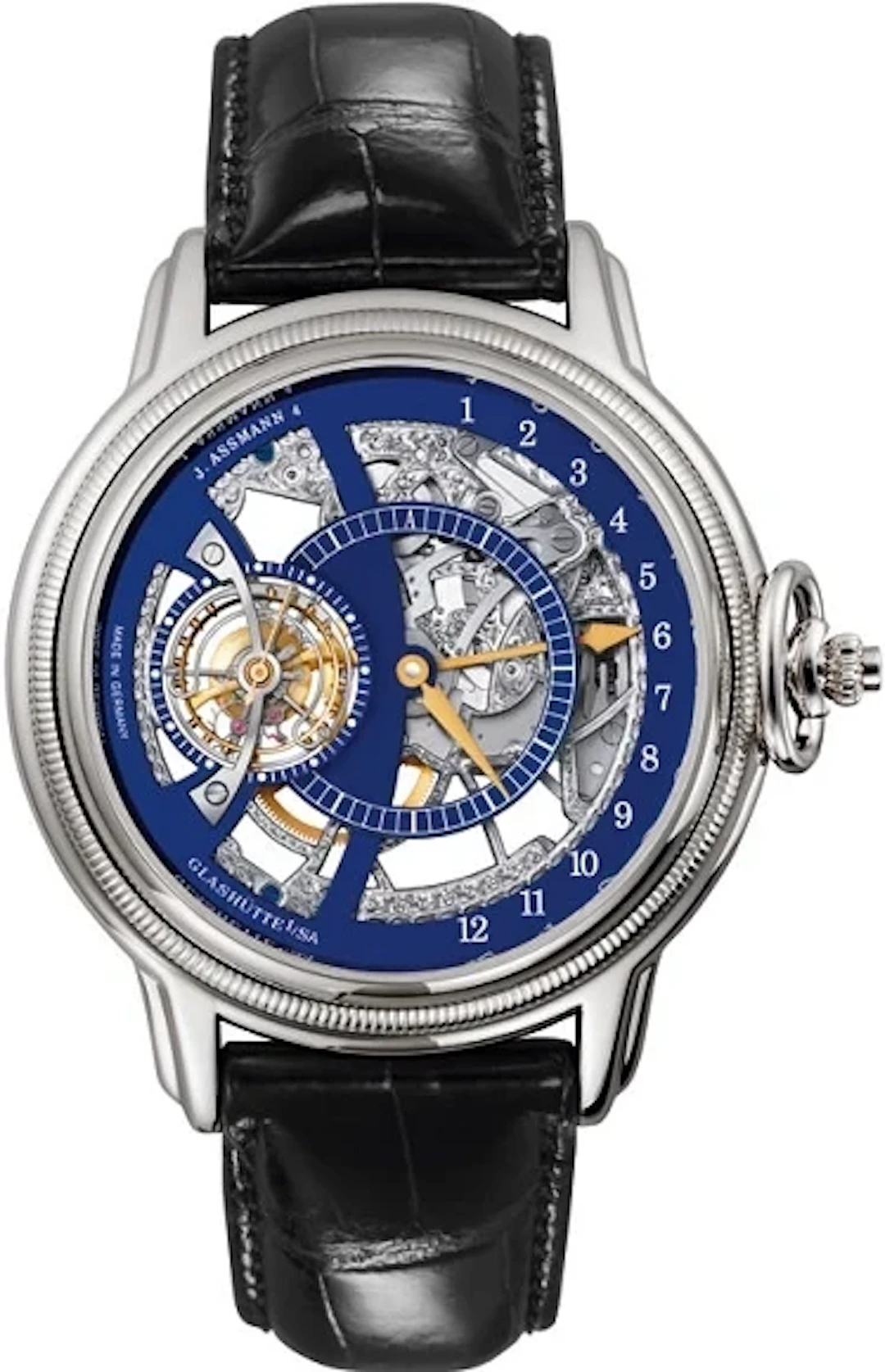 Glashutte Original Masterpieces Julius Assmann 18K white Gold Men's Watch