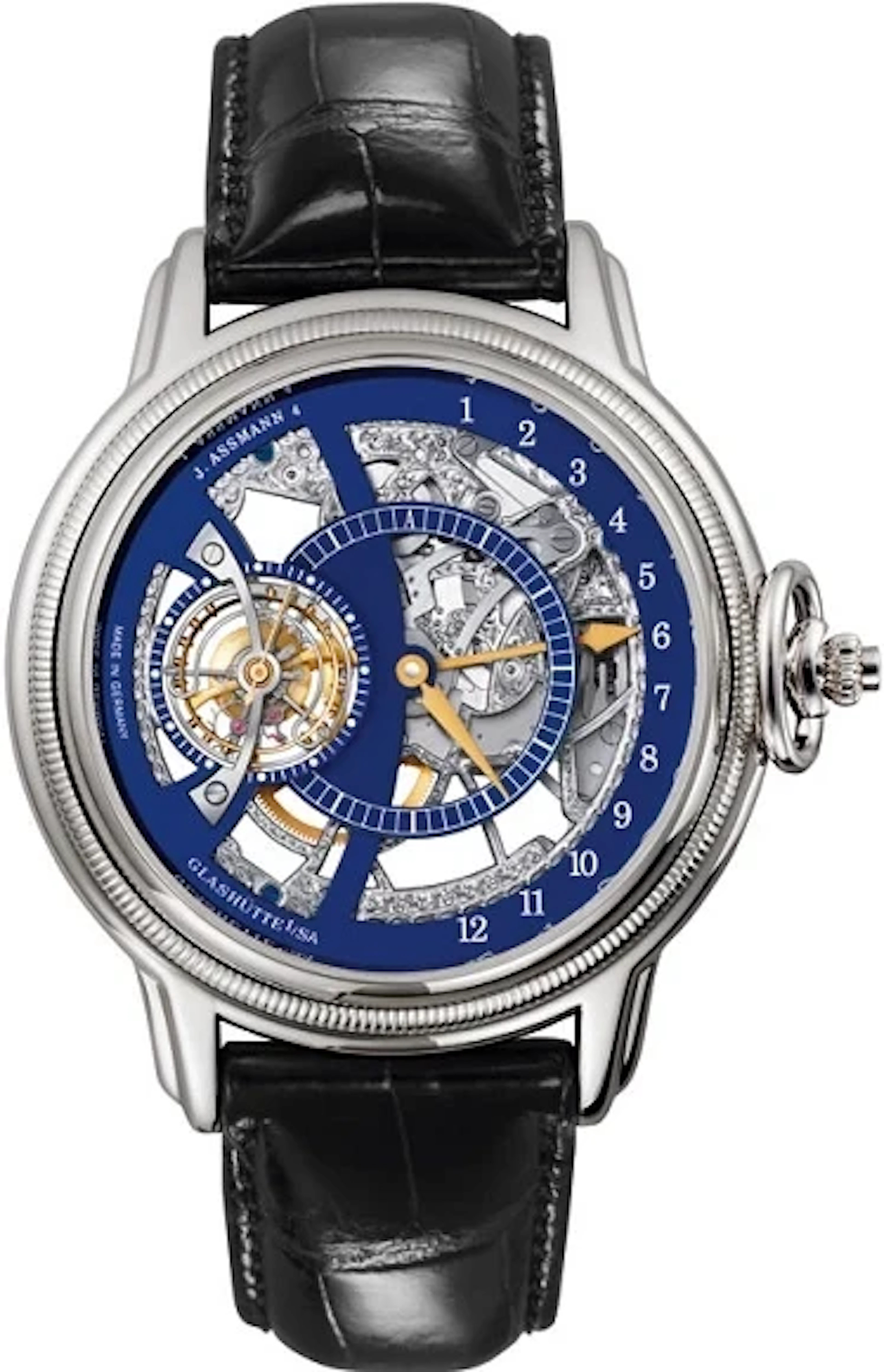 Glashutte Original Masterpieces Julius Assmann 18K white Gold Men's Watch