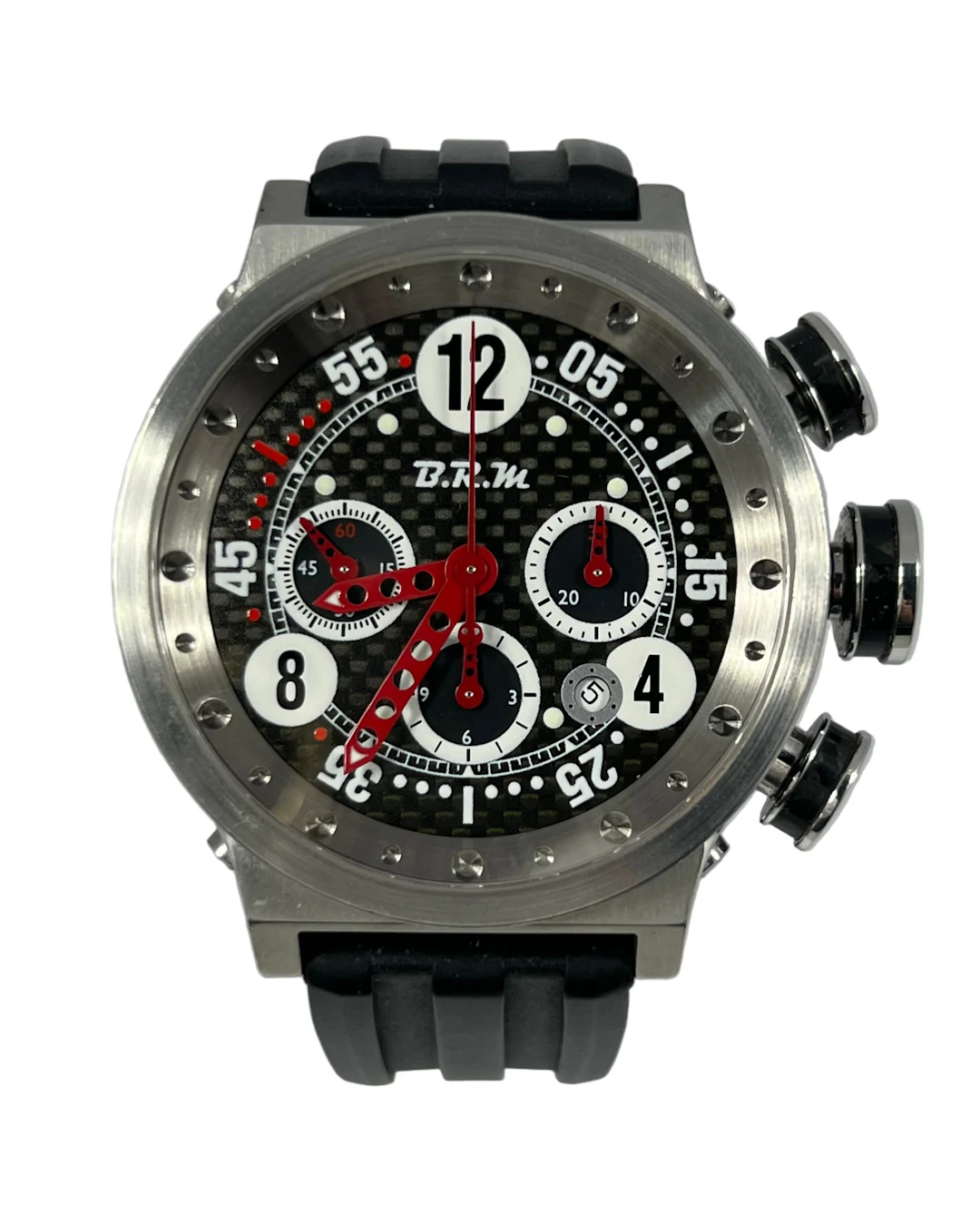 B.R.M. GP Chronograph Stainless Steel Men's Watcn