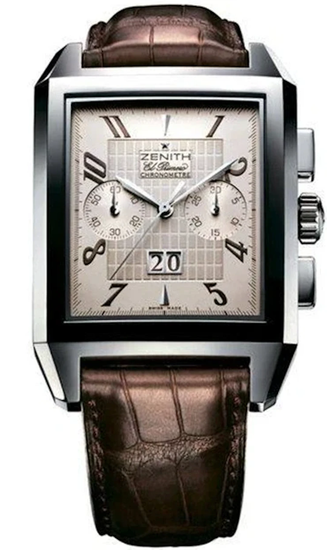 Zenith El Primero Grande Port-Royal Date Stainless Steel Men's Watch