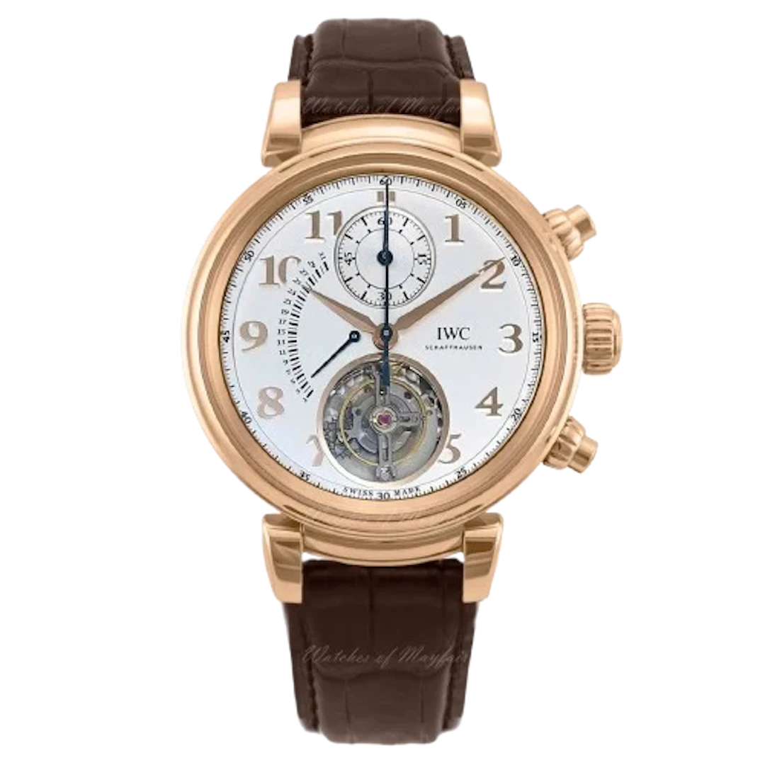 IWC Da Vinci Tourbillon Retrograde Chronograph 18K Rose Gold Men’s Watch