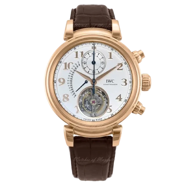 IWC Da Vinci Tourbillon Retrograde Chronograph 18K Rose Gold Men’s Watch