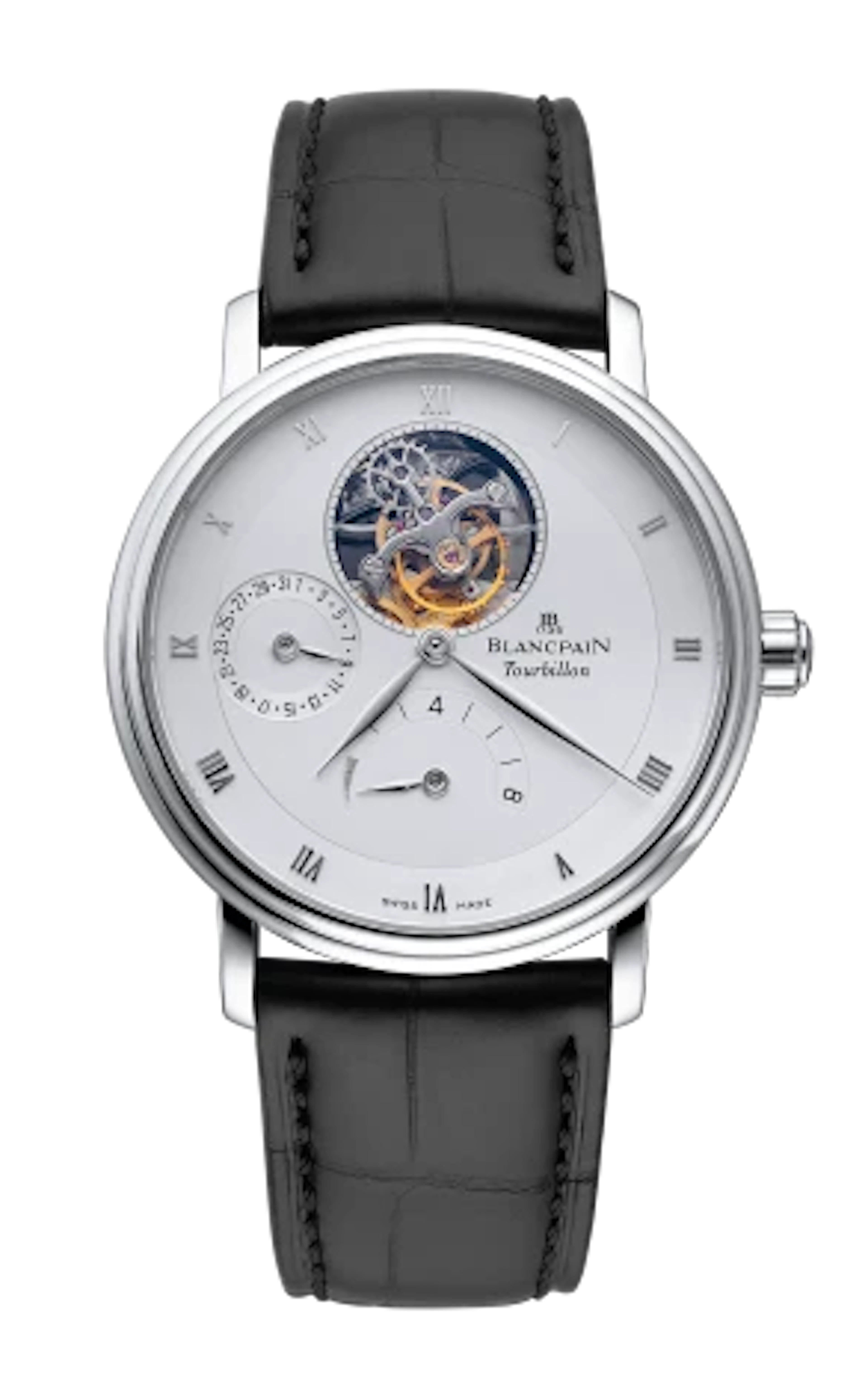 Blancpain Villeret Tourbillon 8 Day Platinum Mens Watch