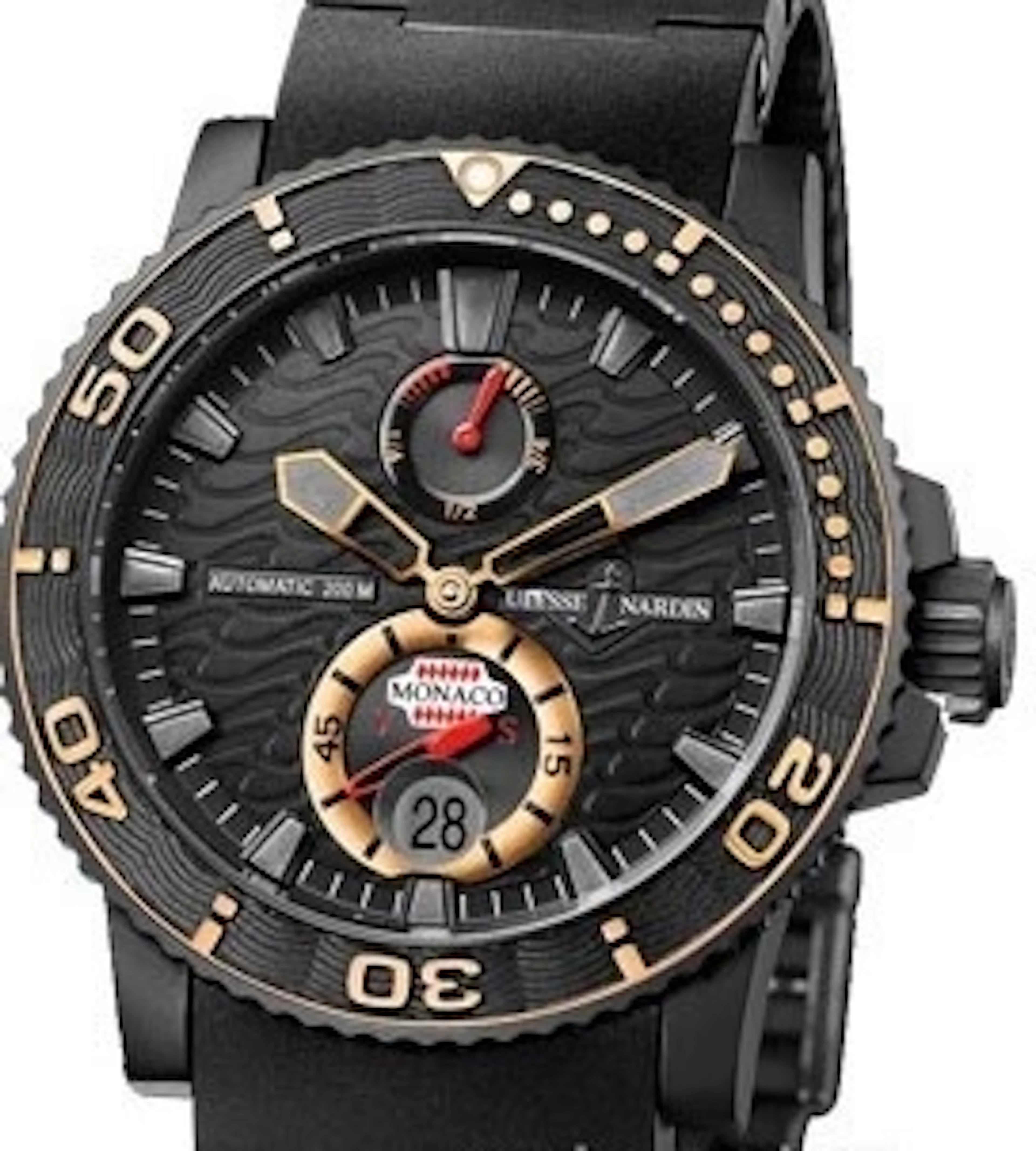Ulysse Nardin Marine Diver DLC Stainless steel & 18K Rose Gold Men's Watch