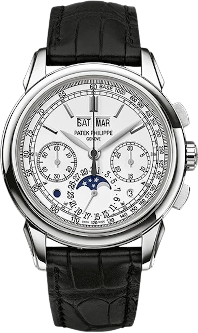 Patek Philippe Perpetual Calendar Chronograph 18K White Gold Men’s Watch